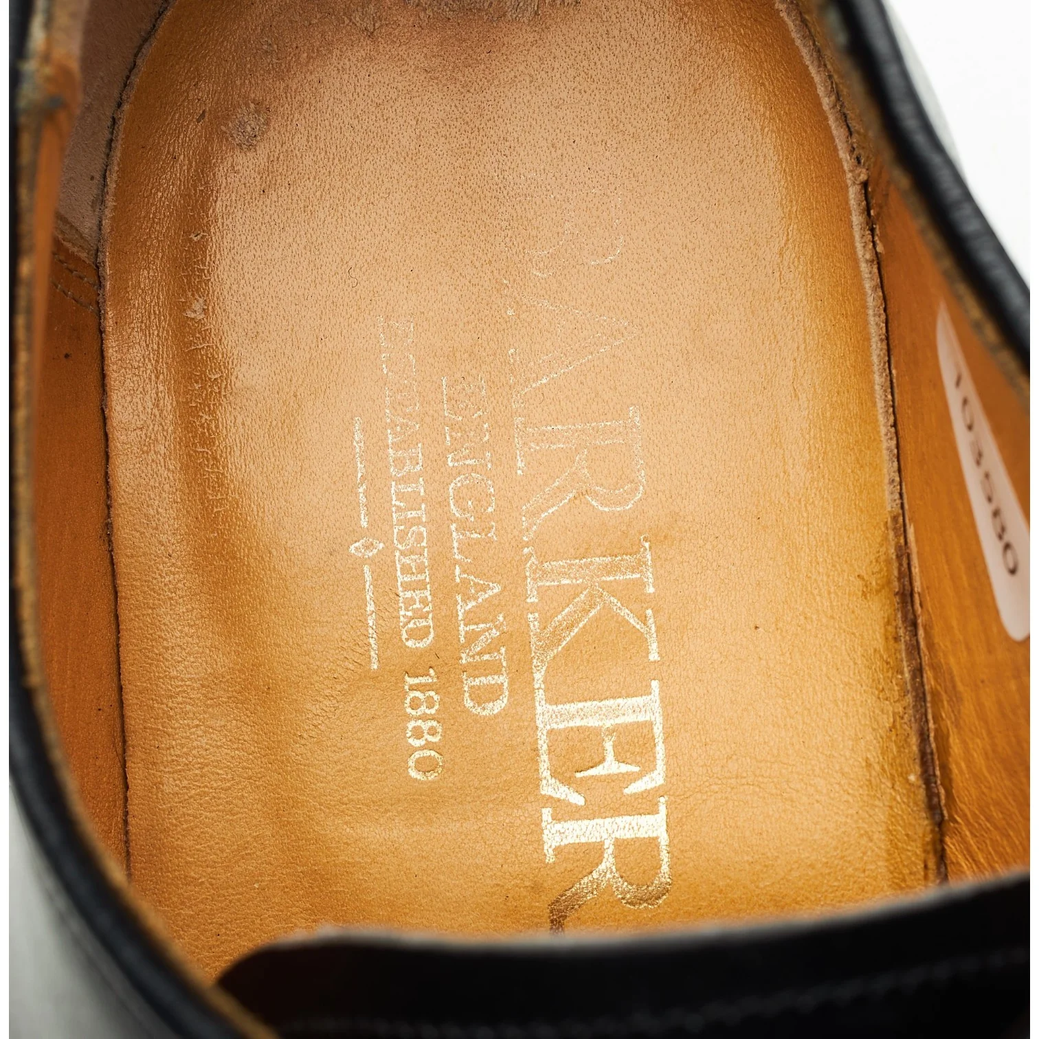 'Nairn' Black Leather Derby UK 8.5 F - Image 6