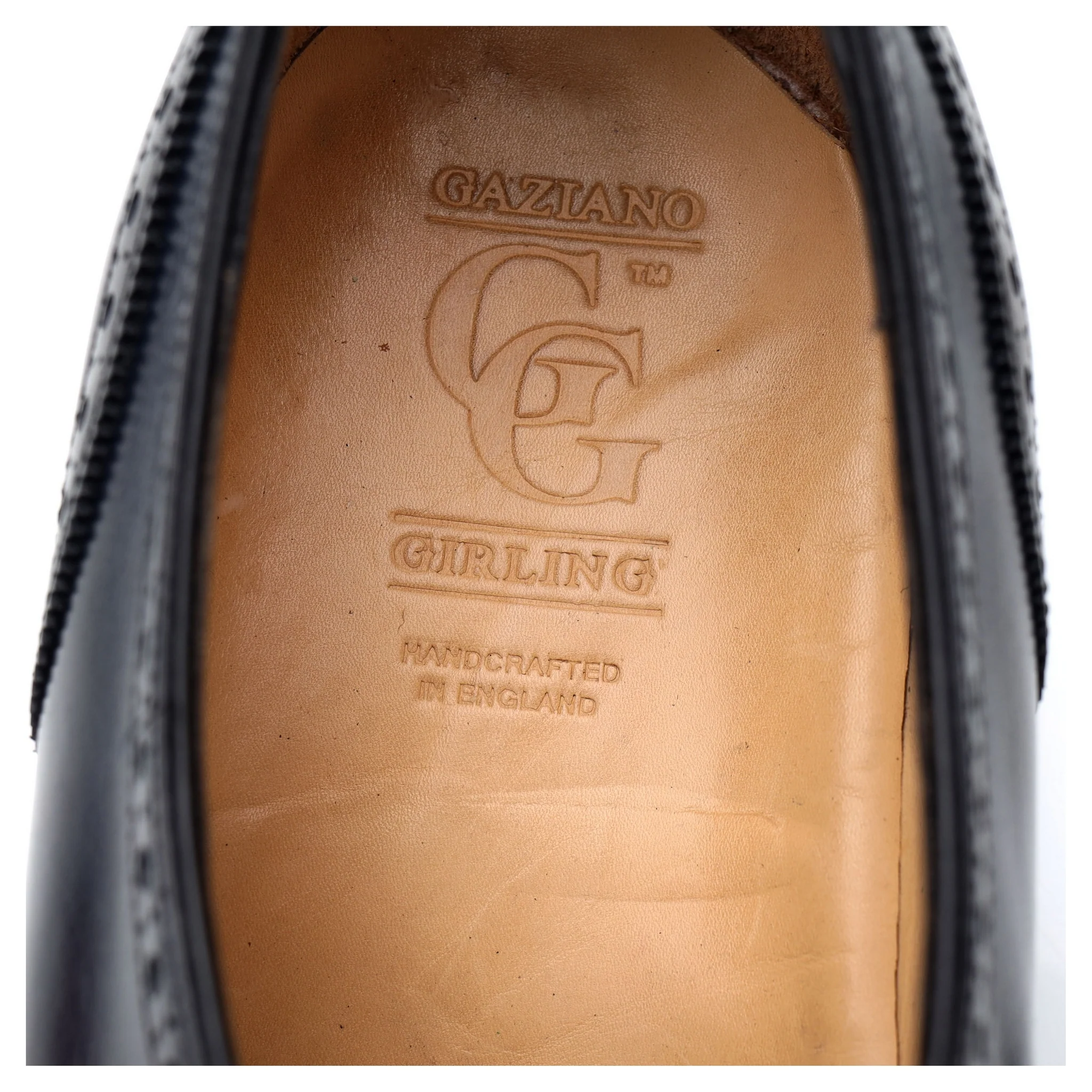 Bespoke Black / Blue Leather Single Monk Strap Brogues UK 6 / UK 6.5 E - Image 6