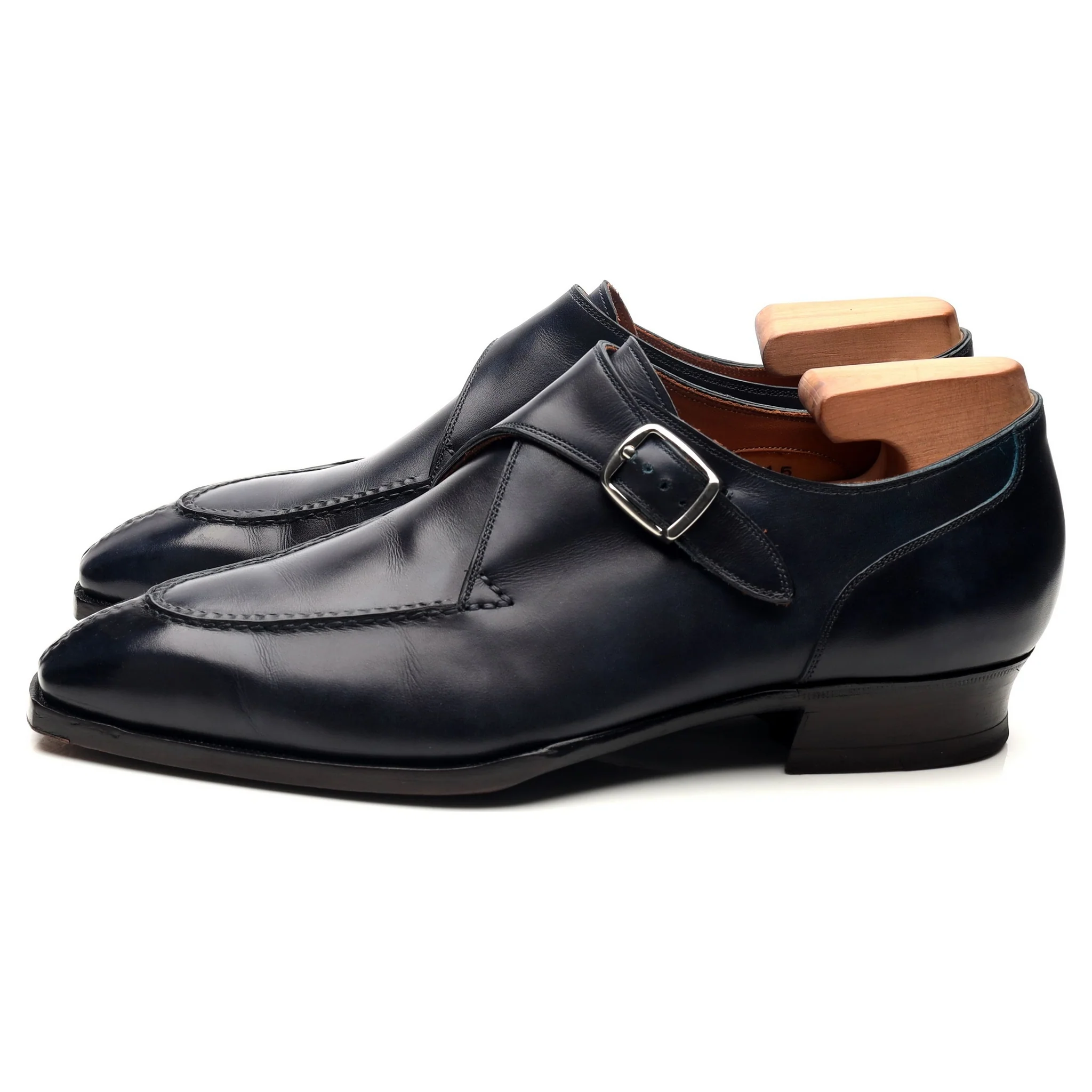 Navy Blue Split Toe Monk Strap UK 7.5 EU 41.5 - Image 2