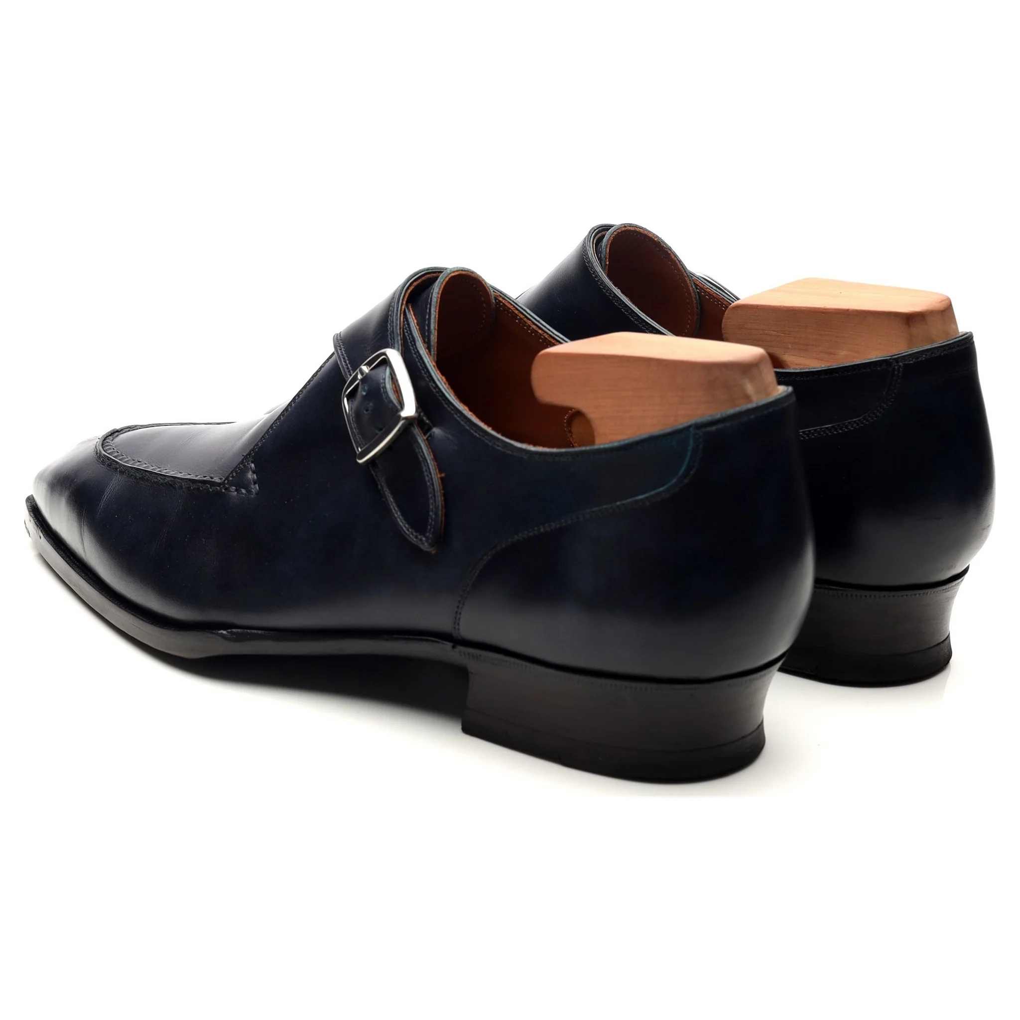 Navy Blue Split Toe Monk Strap UK 7.5 EU 41.5 - Image 3
