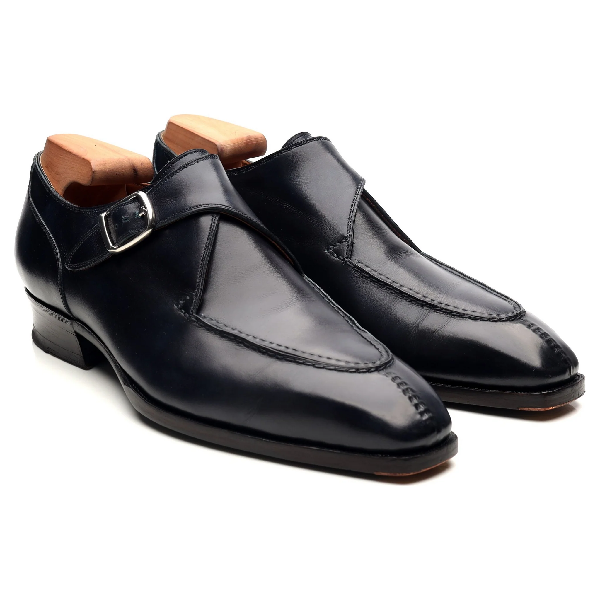 Navy Blue Split Toe Monk Strap UK 7.5 EU 41.5 - Image 7