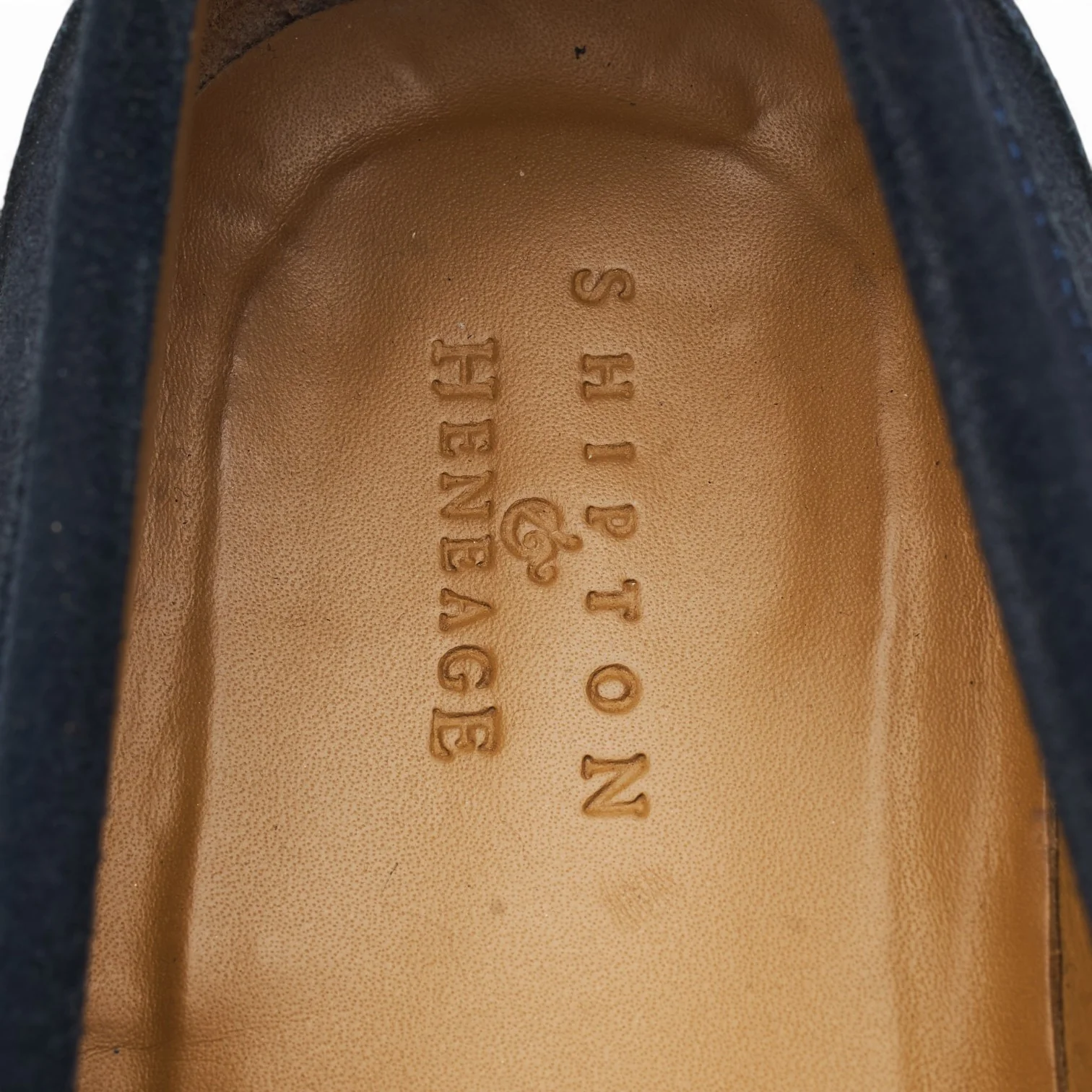 'Avon' Navy Blue Suede Loafers UK 11.5 - Image 6