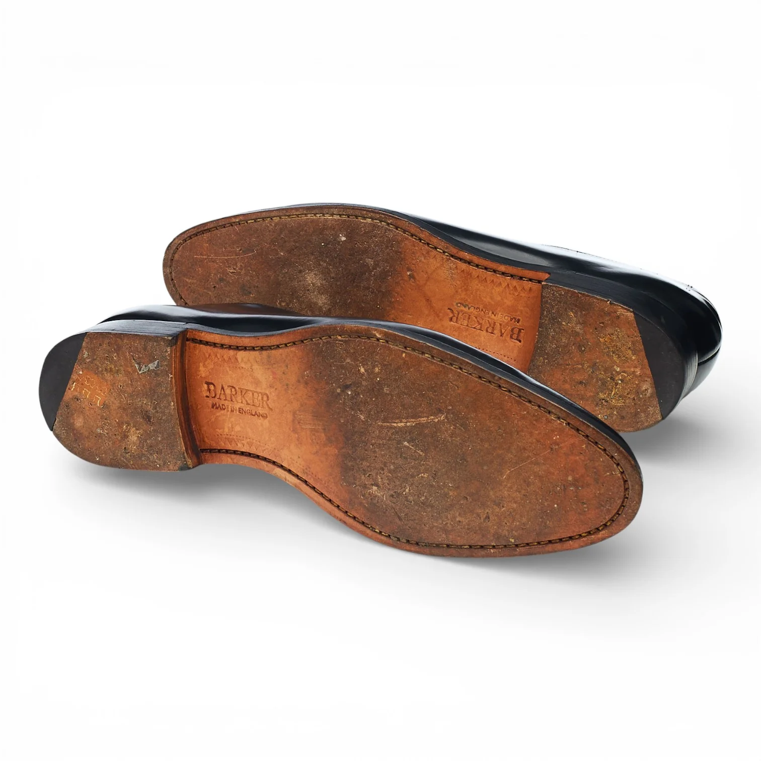 'Nelson' Black Leather Wholecut Oxford UK 8 G - Image 5