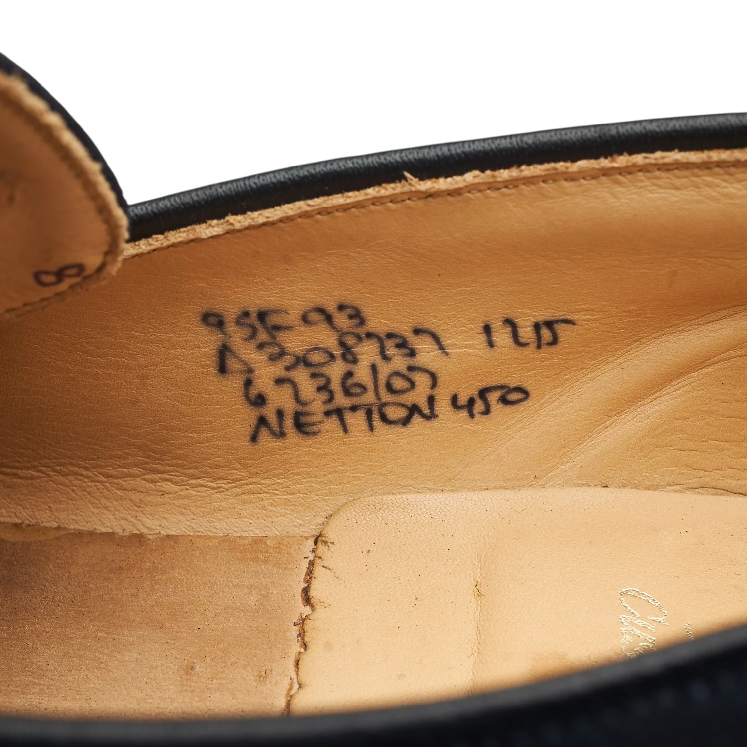 'Netton' Navy Blue Suede Loafers UK 9.5 F - Image 7