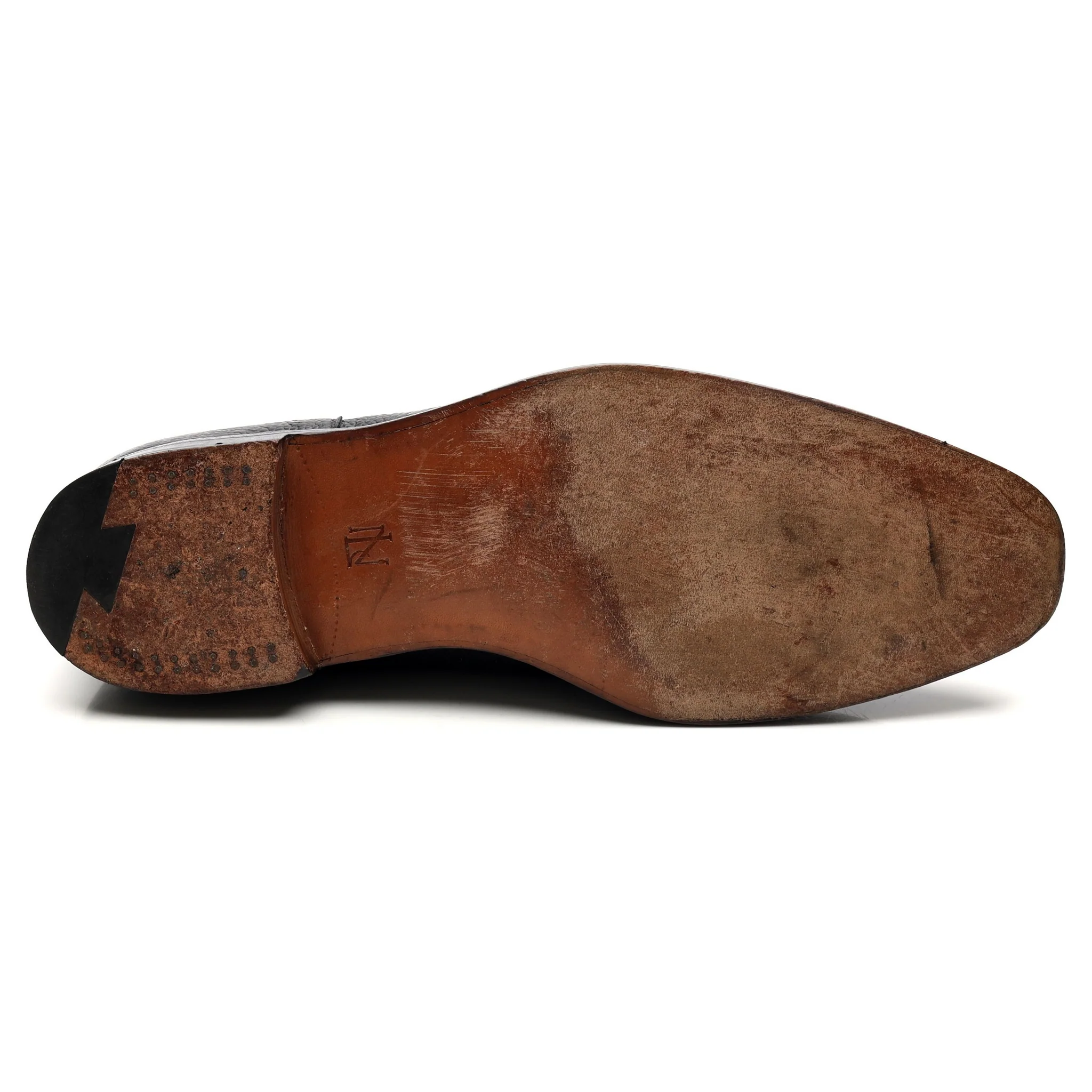 Black Leather Split Toe Derby UK 10.5 FX - Image 11