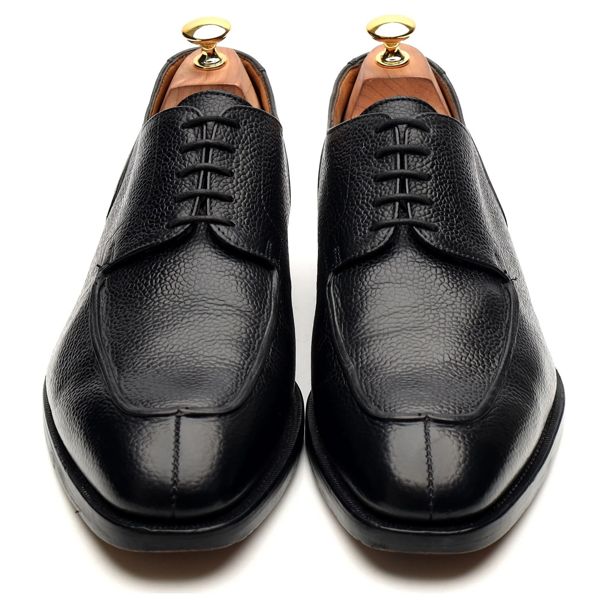 Black Leather Split Toe Derby UK 10.5 FX - Image 9
