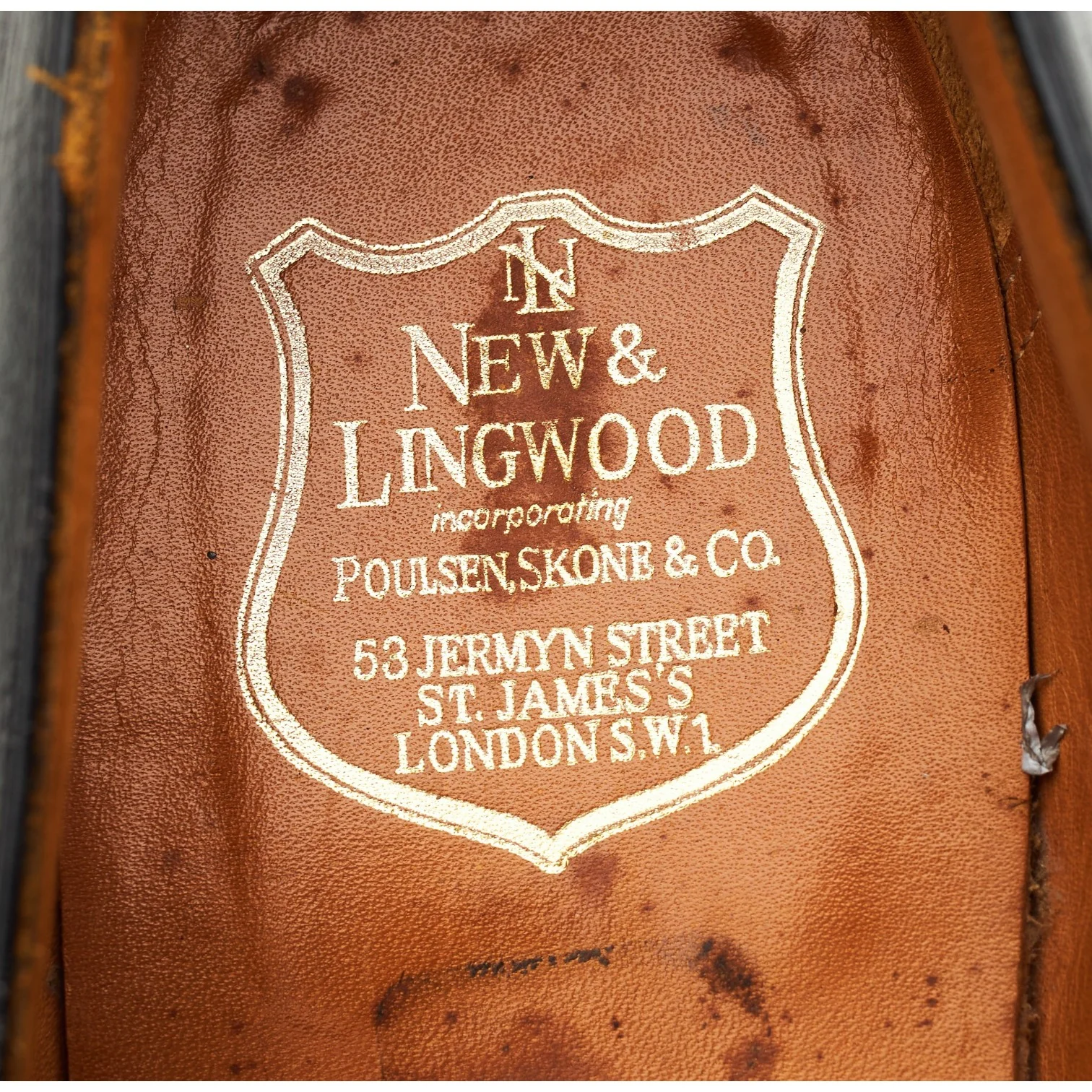 New & Lingwood Black Leather Butterfly Loafers UK 9 E - Image 6
