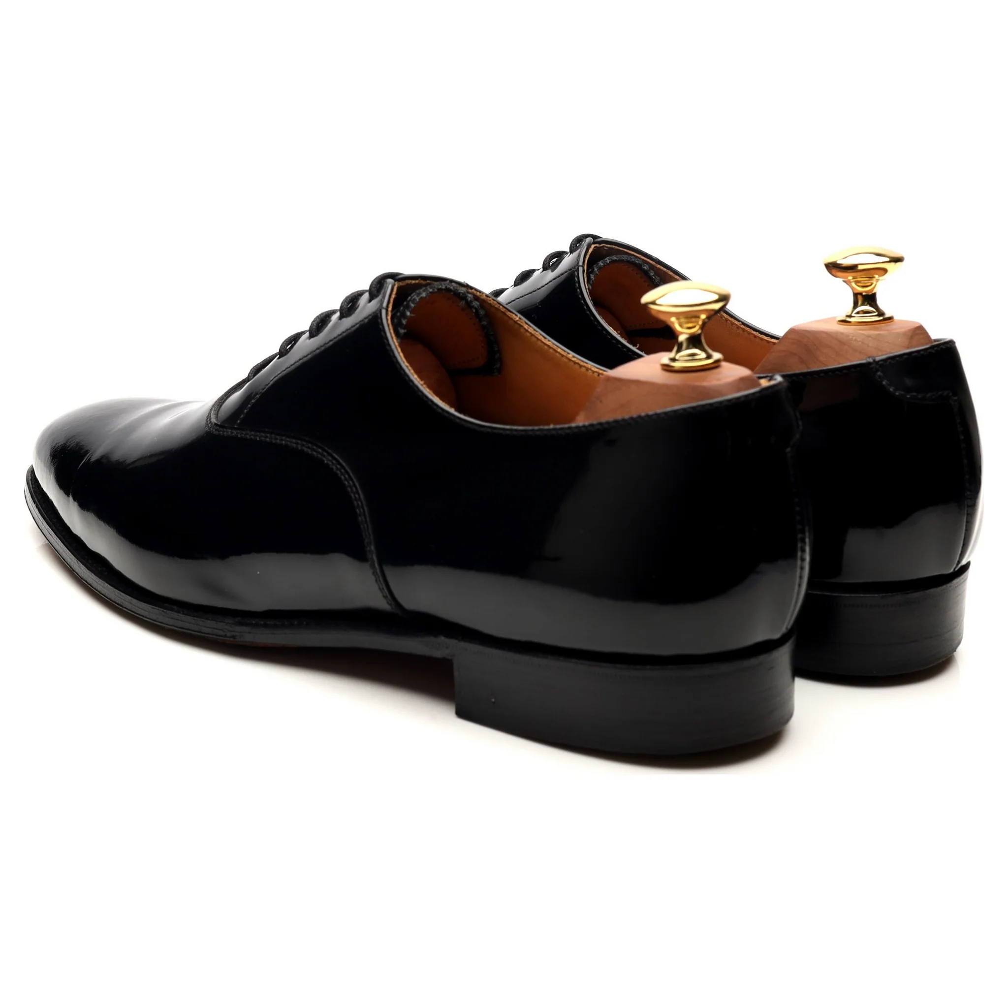 New & Lingwood Black Patent Leather Oxford UK 9 E - Image 3