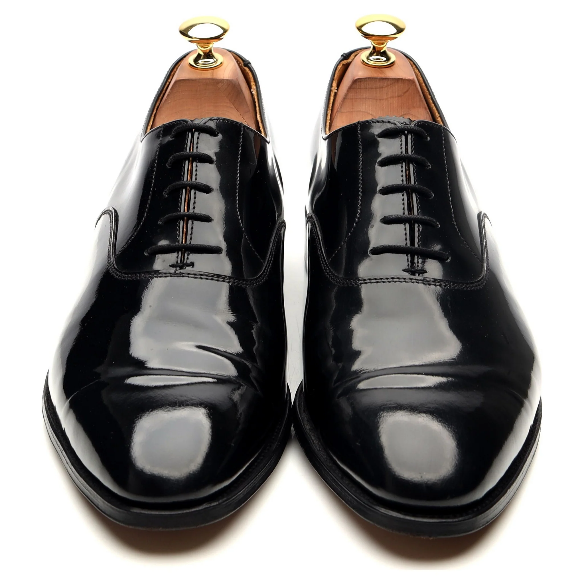New & Lingwood Black Patent Leather Oxford UK 9 E - Image 9