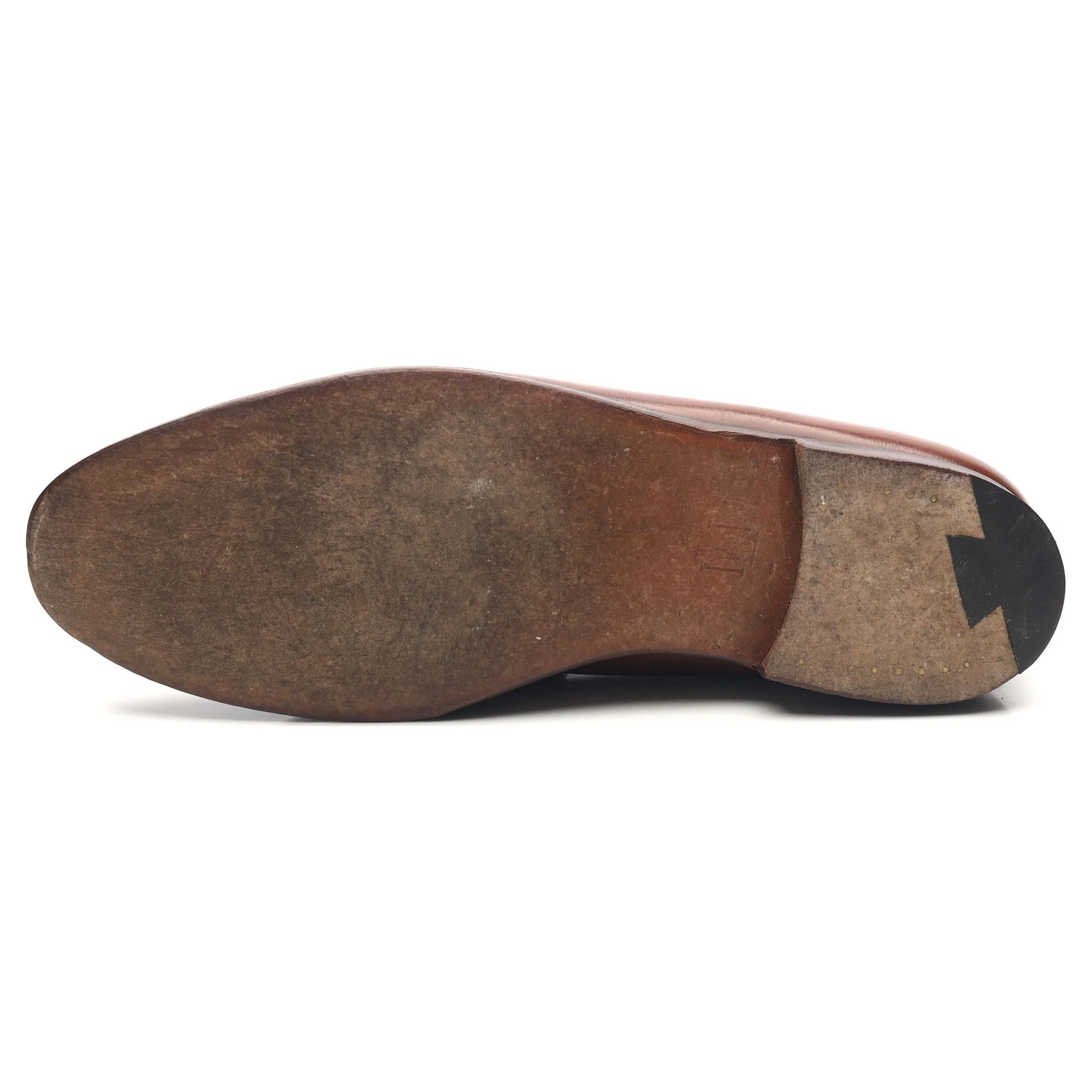 New & Lingwood Brown Leather Butterfly Loafers UK 9.5 E - Image 10