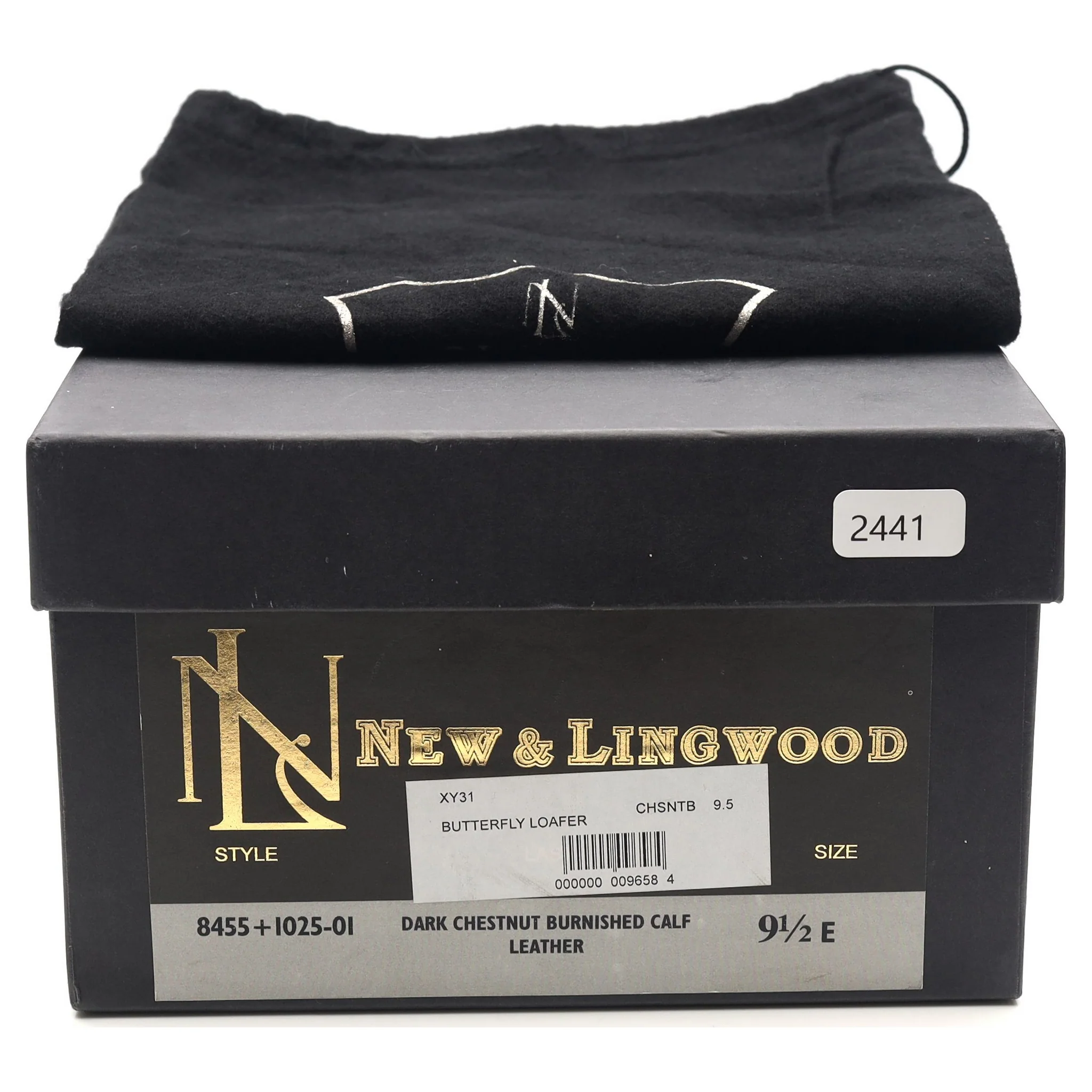 New & Lingwood Brown Leather Butterfly Loafers UK 9.5 E - Image 14