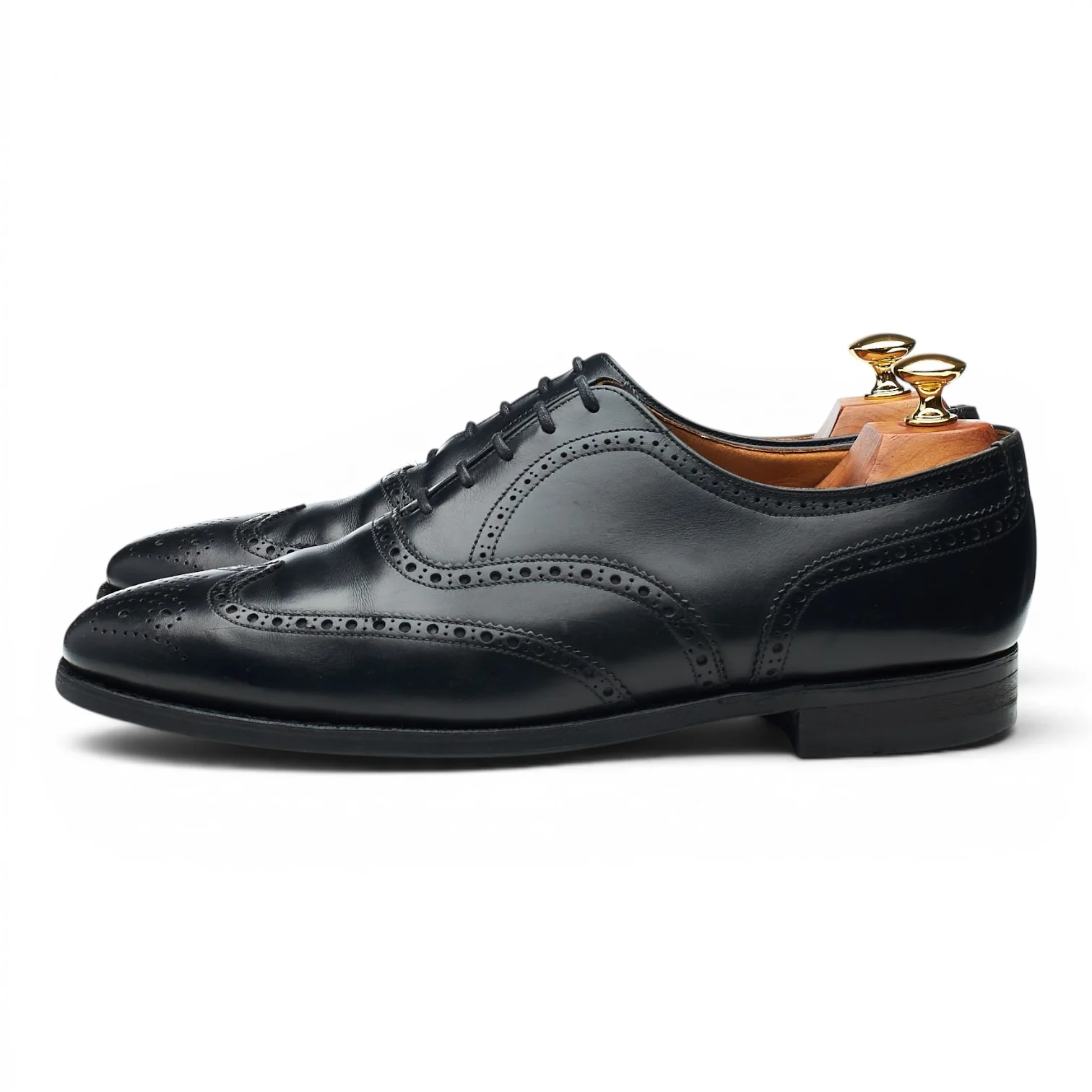 New & Lingwood 'Westgate' Black Leather Oxford Brogues UK 9 E - Image 3