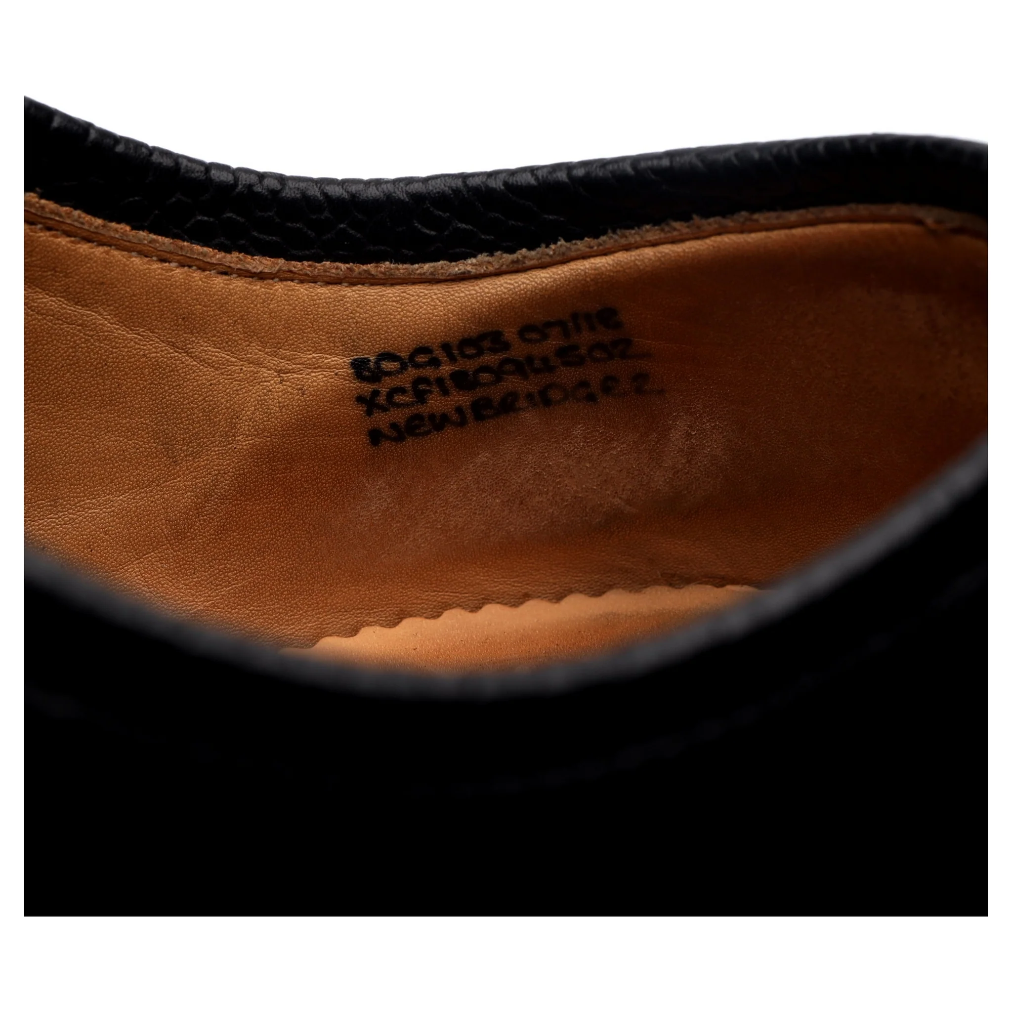 'Newbridge 2' Black Leather Derby UK 8 G - Image 13