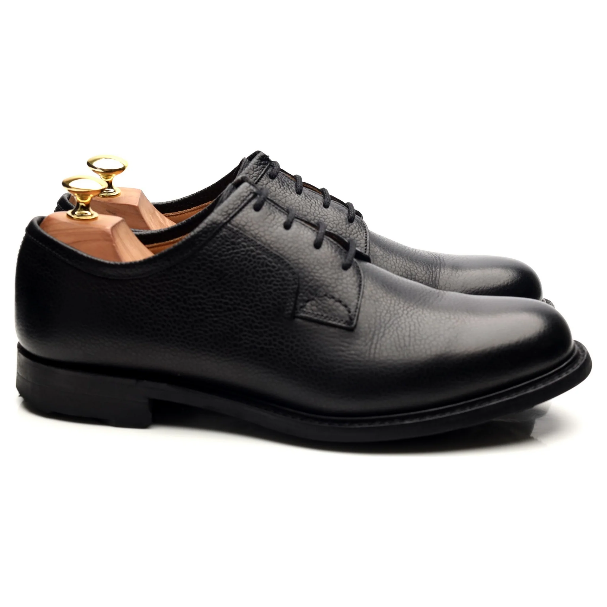 'Newbridge 2' Black Leather Derby UK 8 G - Image 6