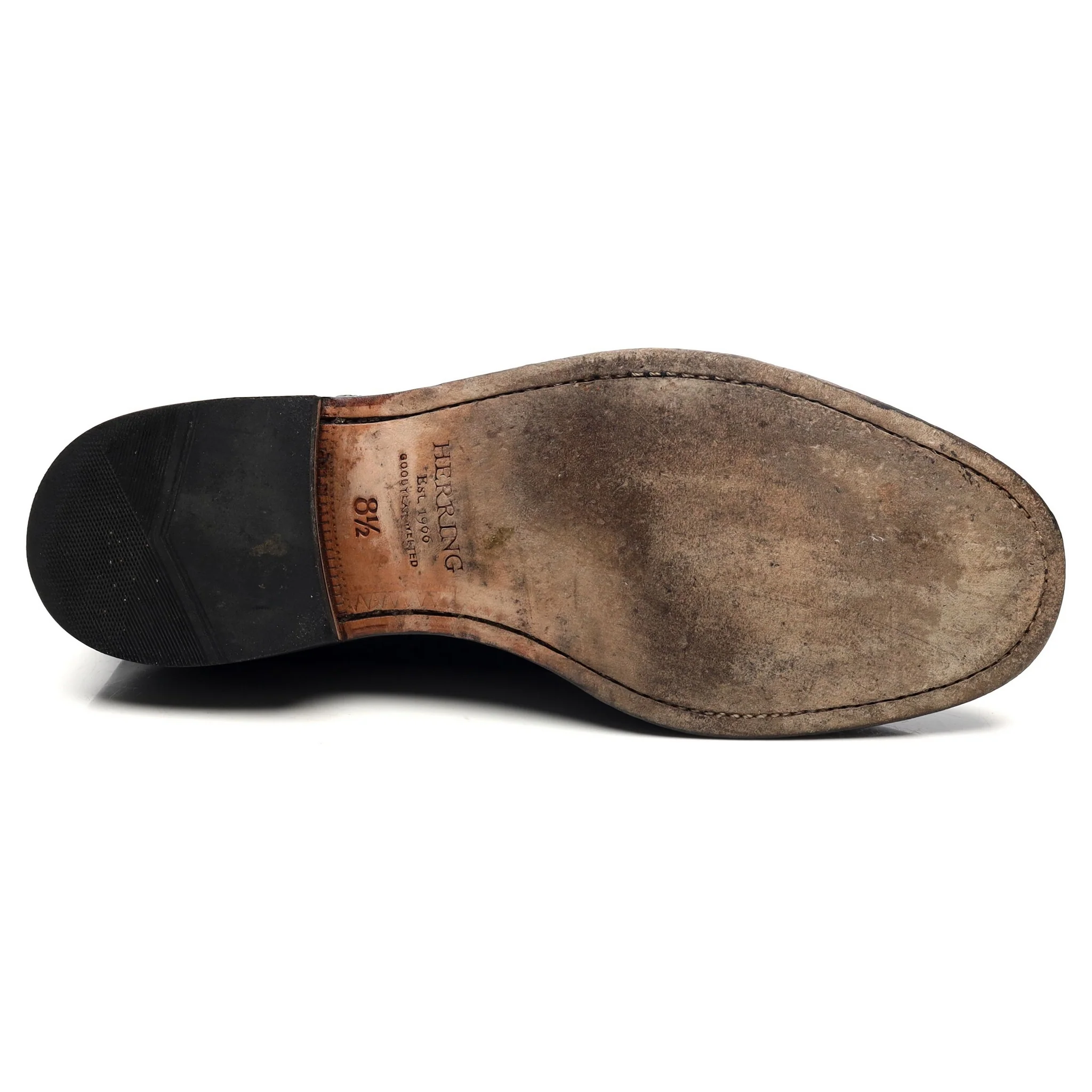 'Newcastle' Black Leather Oxford UK 8.5 F - Image 11