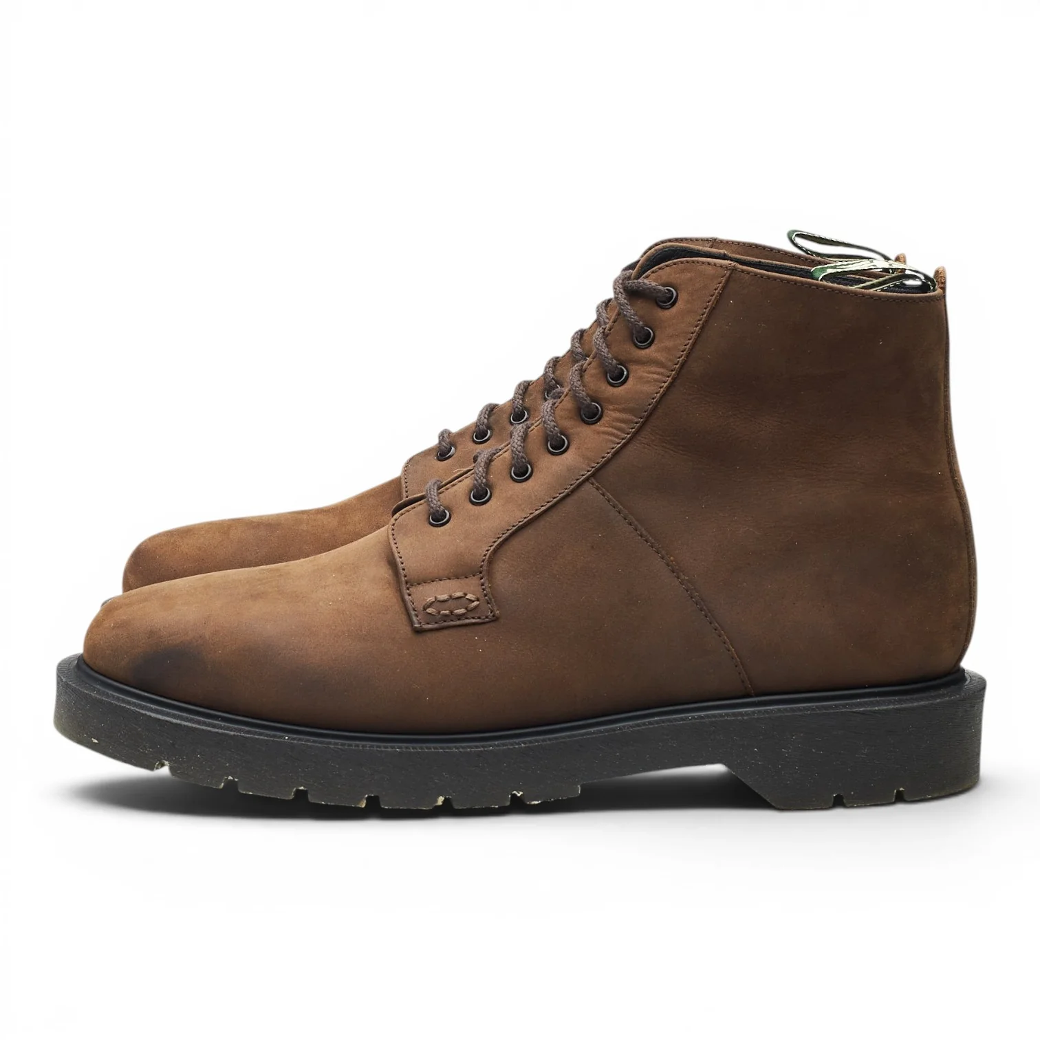 'Niro' Brown Nubuck Leather Boots UK 7.5 F - Image 3