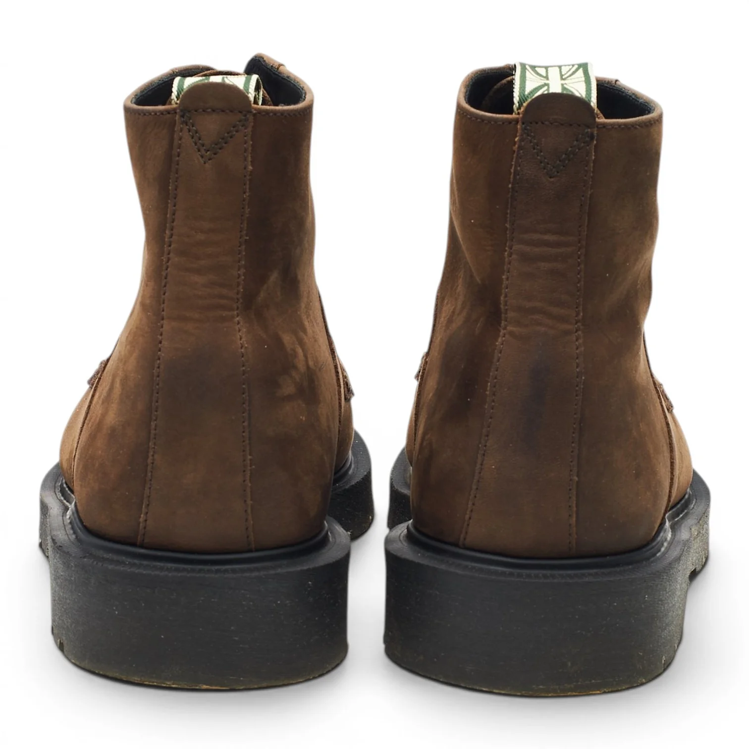 'Niro' Brown Nubuck Leather Boots UK 7.5 F - Image 4