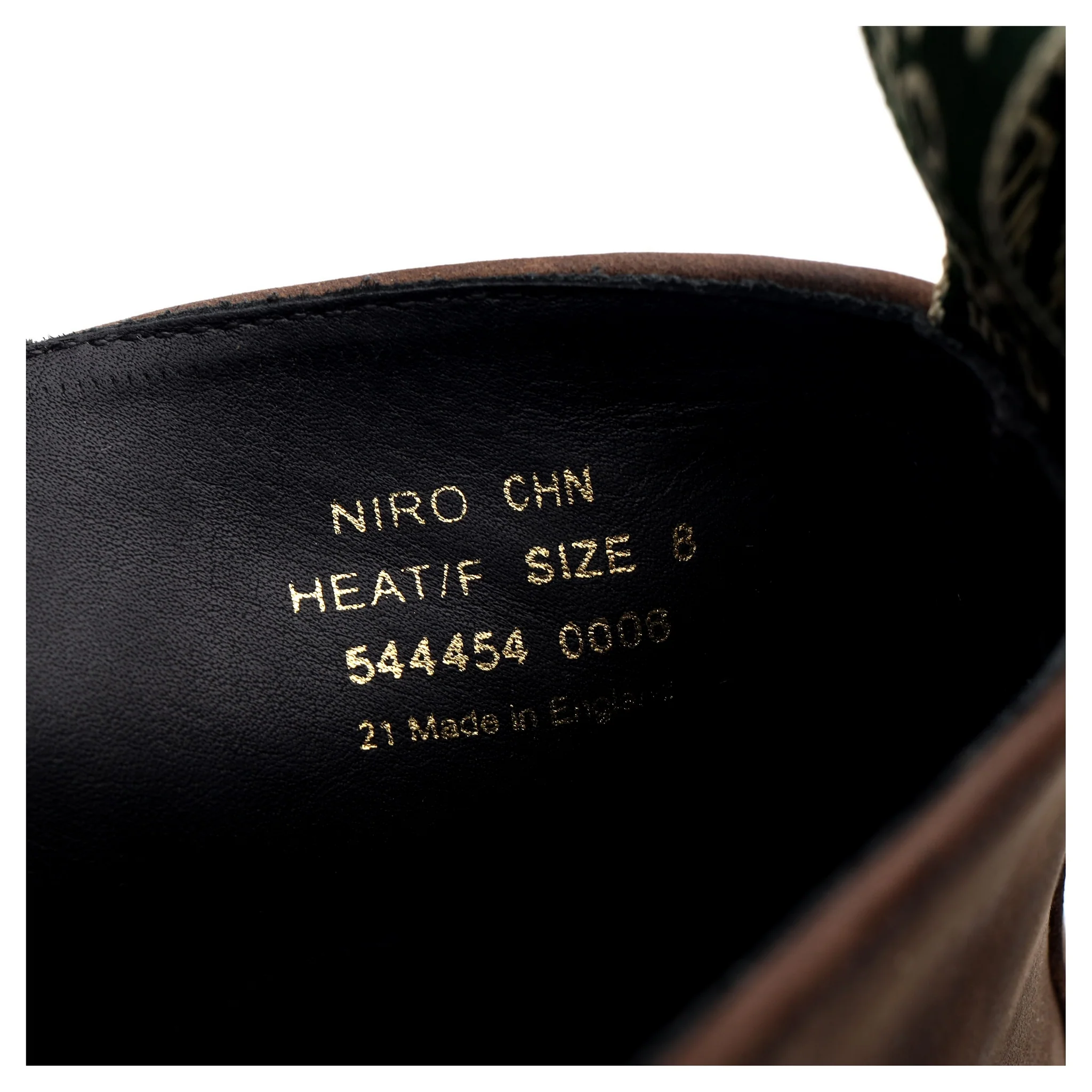'Niro' Brown Nubuck Leather Boots UK 8 F - Image 13