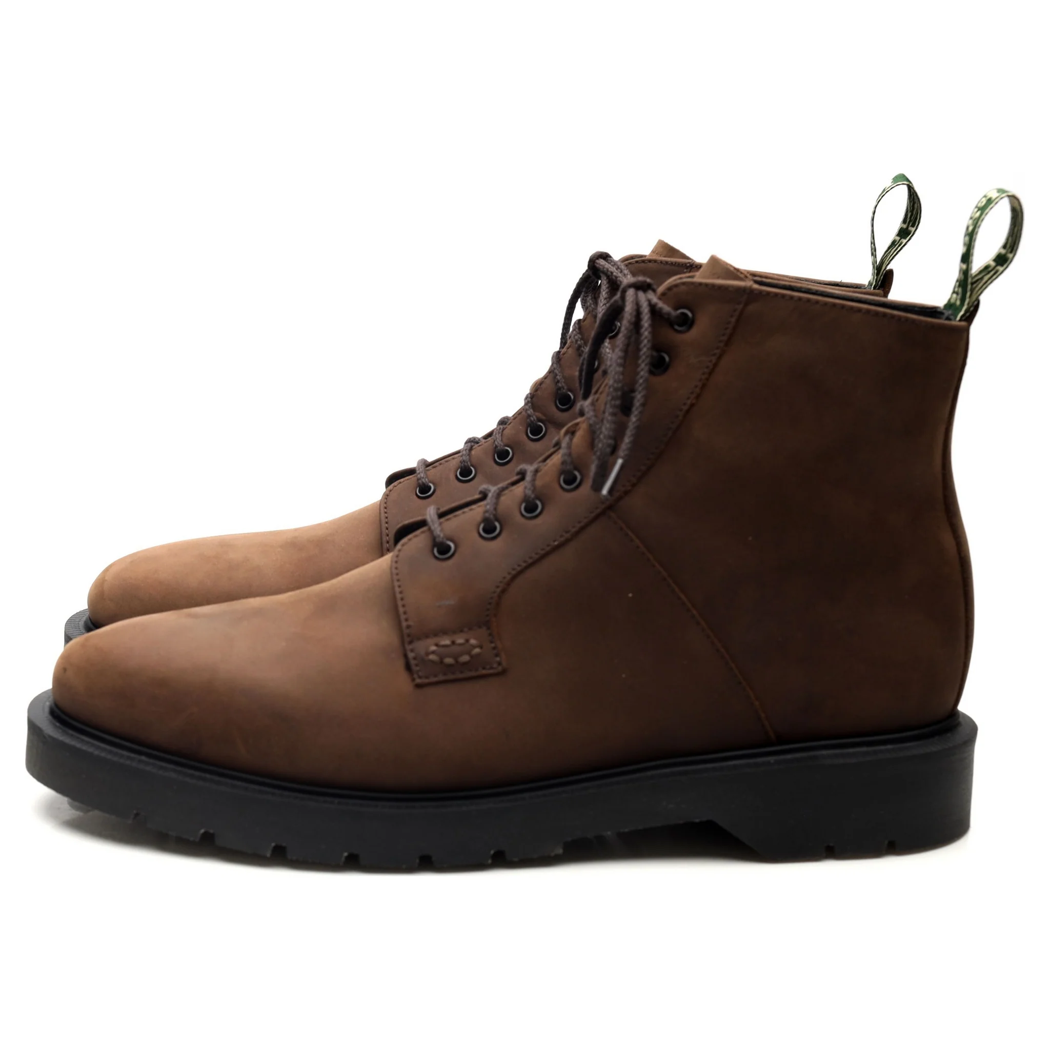 'Niro' Brown Nubuck Leather Boots UK 8 F - Image 2