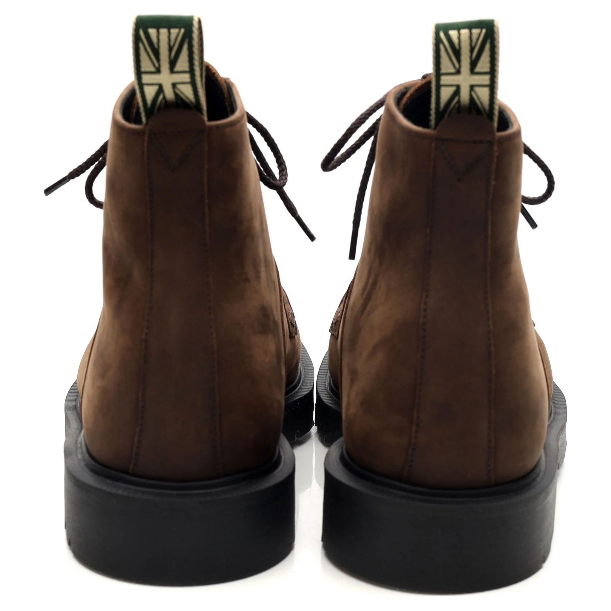 'Niro' Brown Nubuck Leather Boots UK 8 F - Image 4