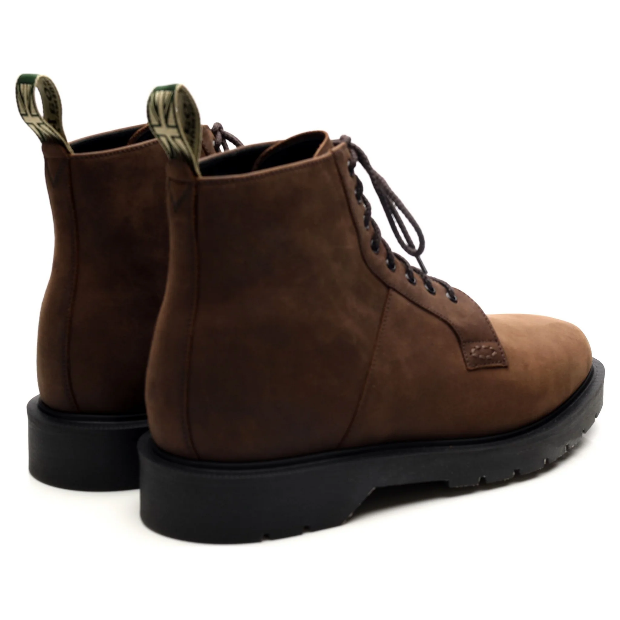 'Niro' Brown Nubuck Leather Boots UK 8 F - Image 5