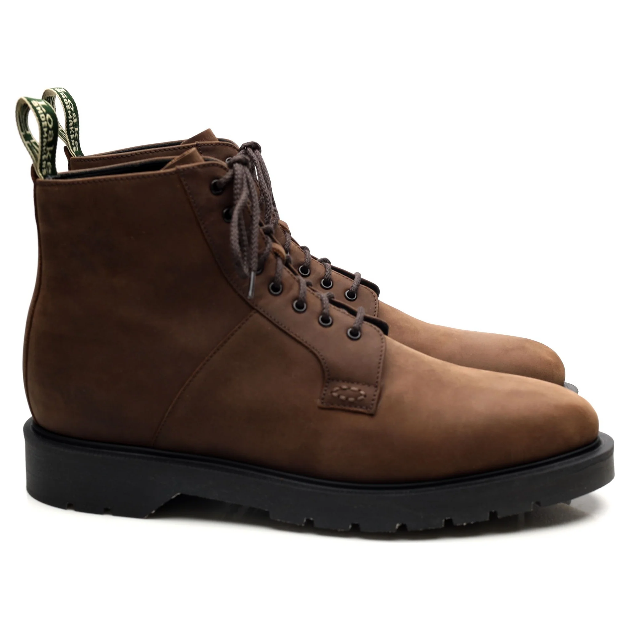 'Niro' Brown Nubuck Leather Boots UK 8 F - Image 6