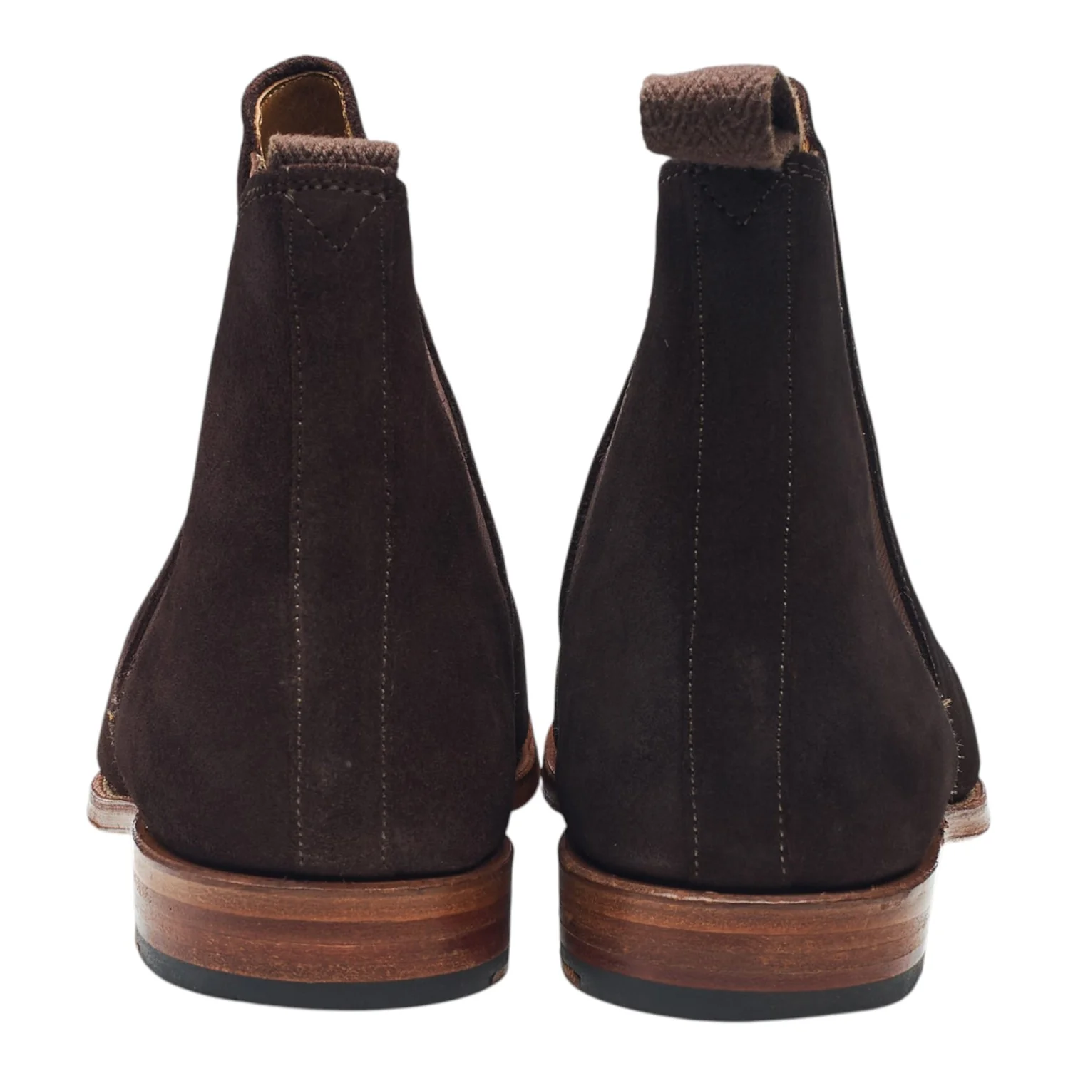'Nolan' Brown Suede Chelsea Boots UK 7 F - Image 4
