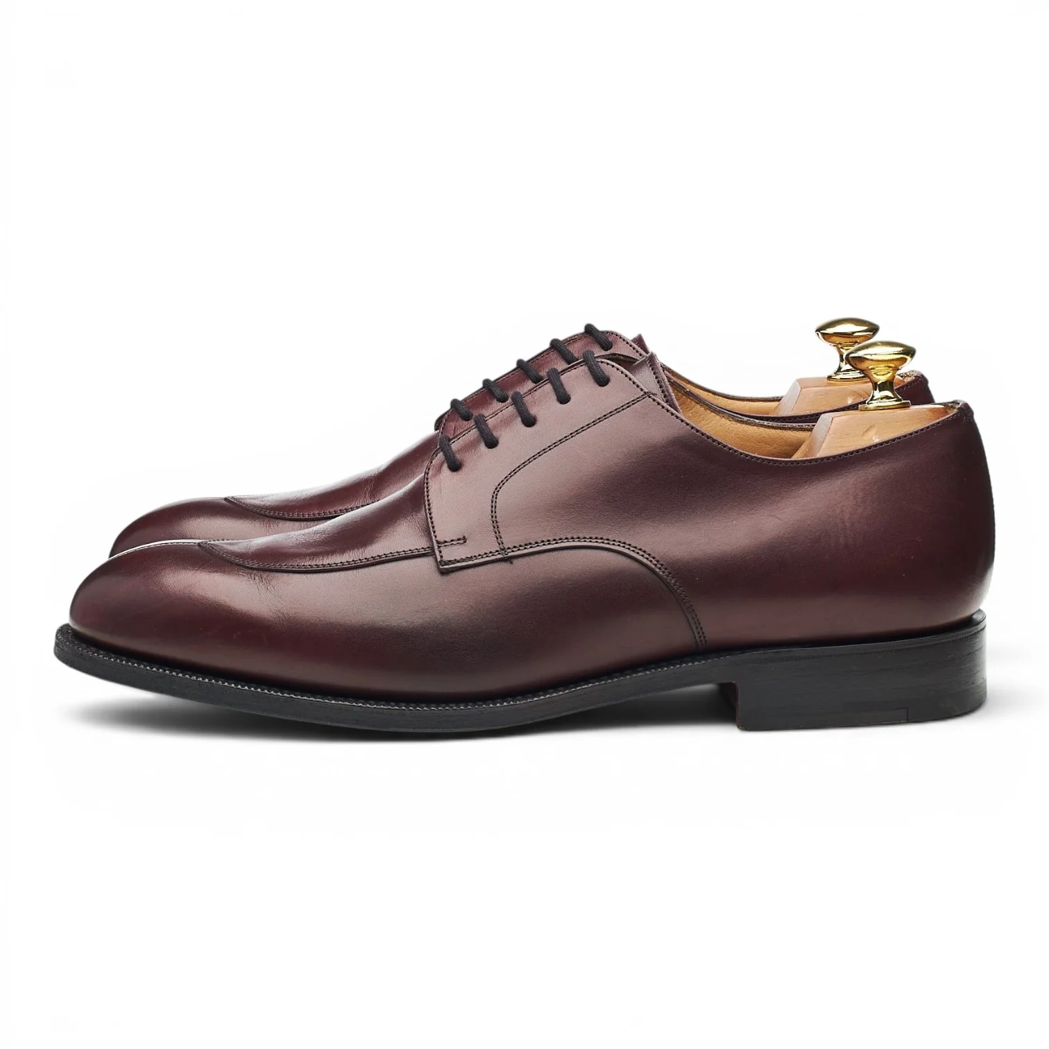 'Northwood' Burgundy Leather Split Toe Derby UK 8 G - Image 3
