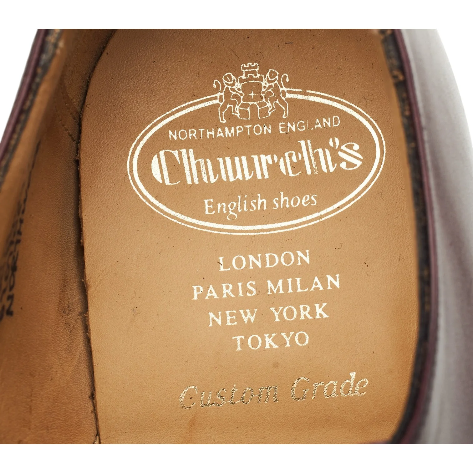 'Northwood' Burgundy Leather Split Toe Derby UK 8 G - Image 6