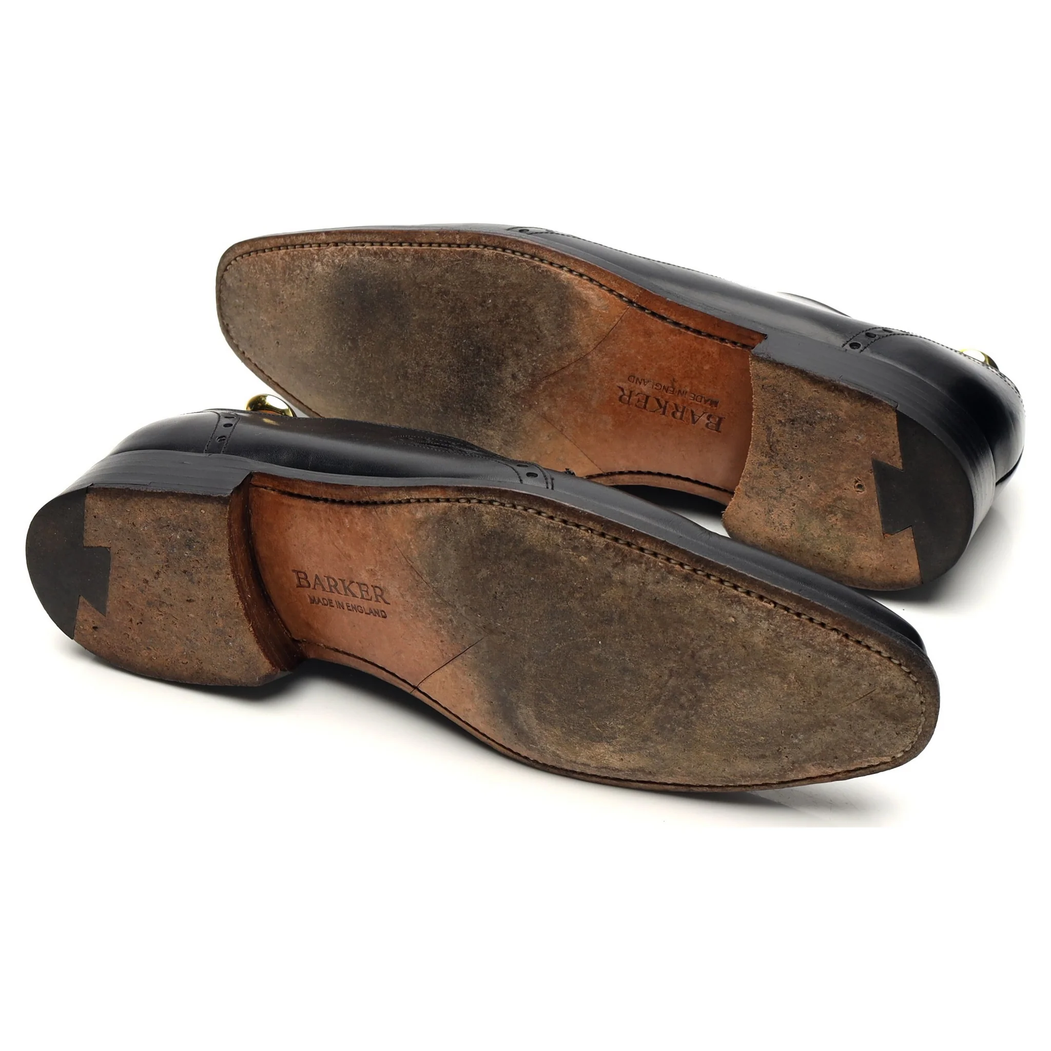 'Orlando' Black Leather Derby UK 7.5 F - Image 5