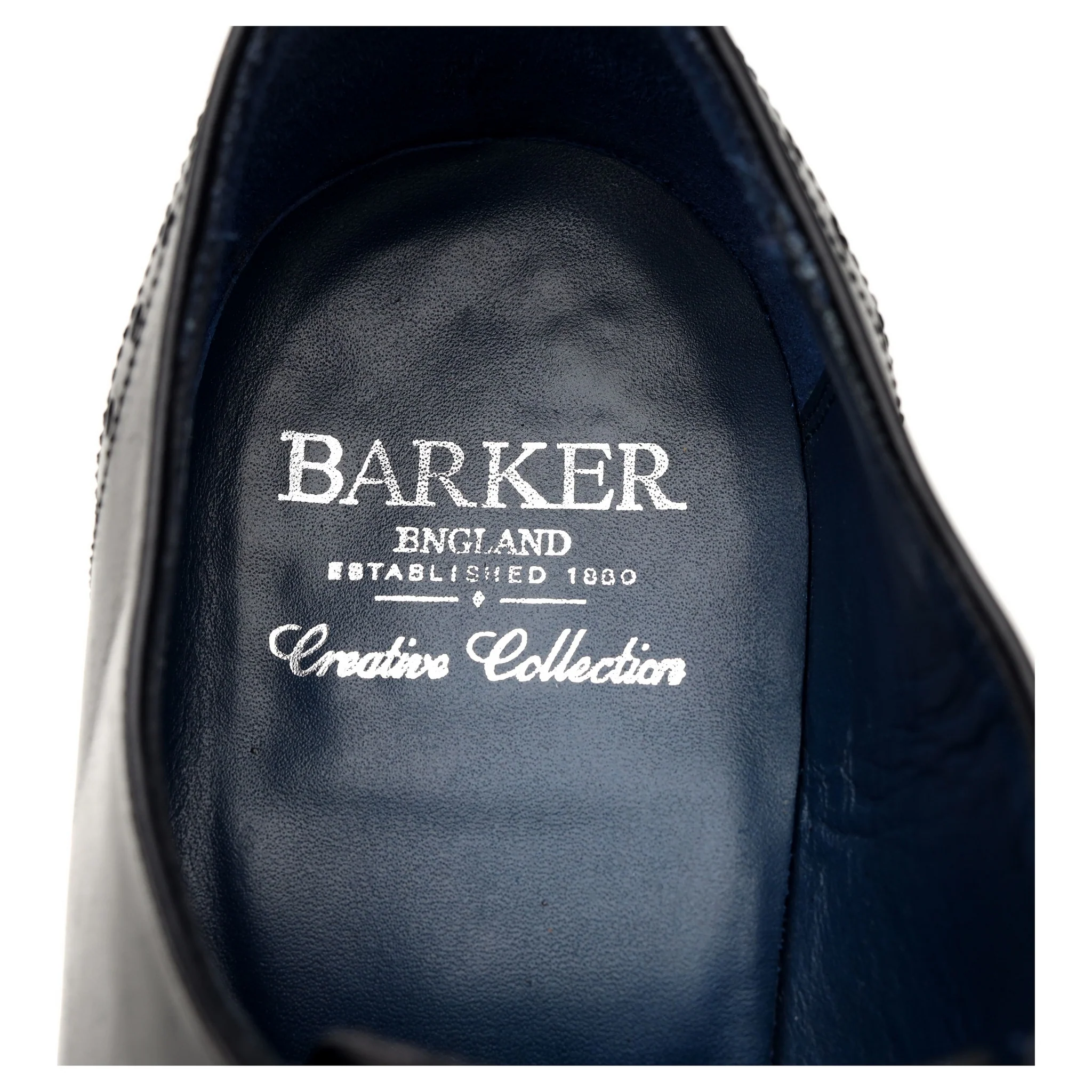 'Orlando' Black Leather Derby UK 7.5 F - Image 6