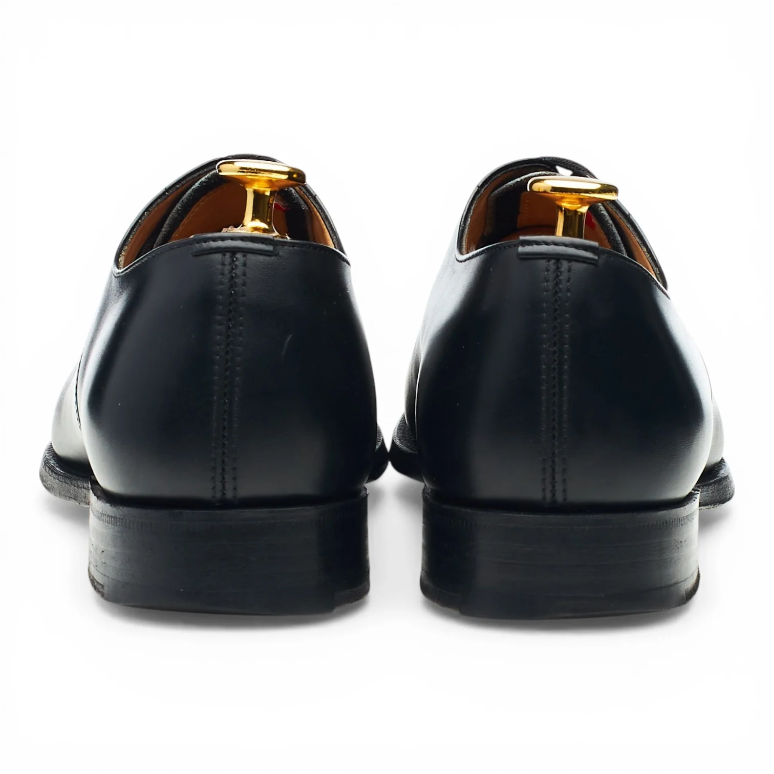 'Osborne' Black Leather Oxford UK 6 F - Image 4