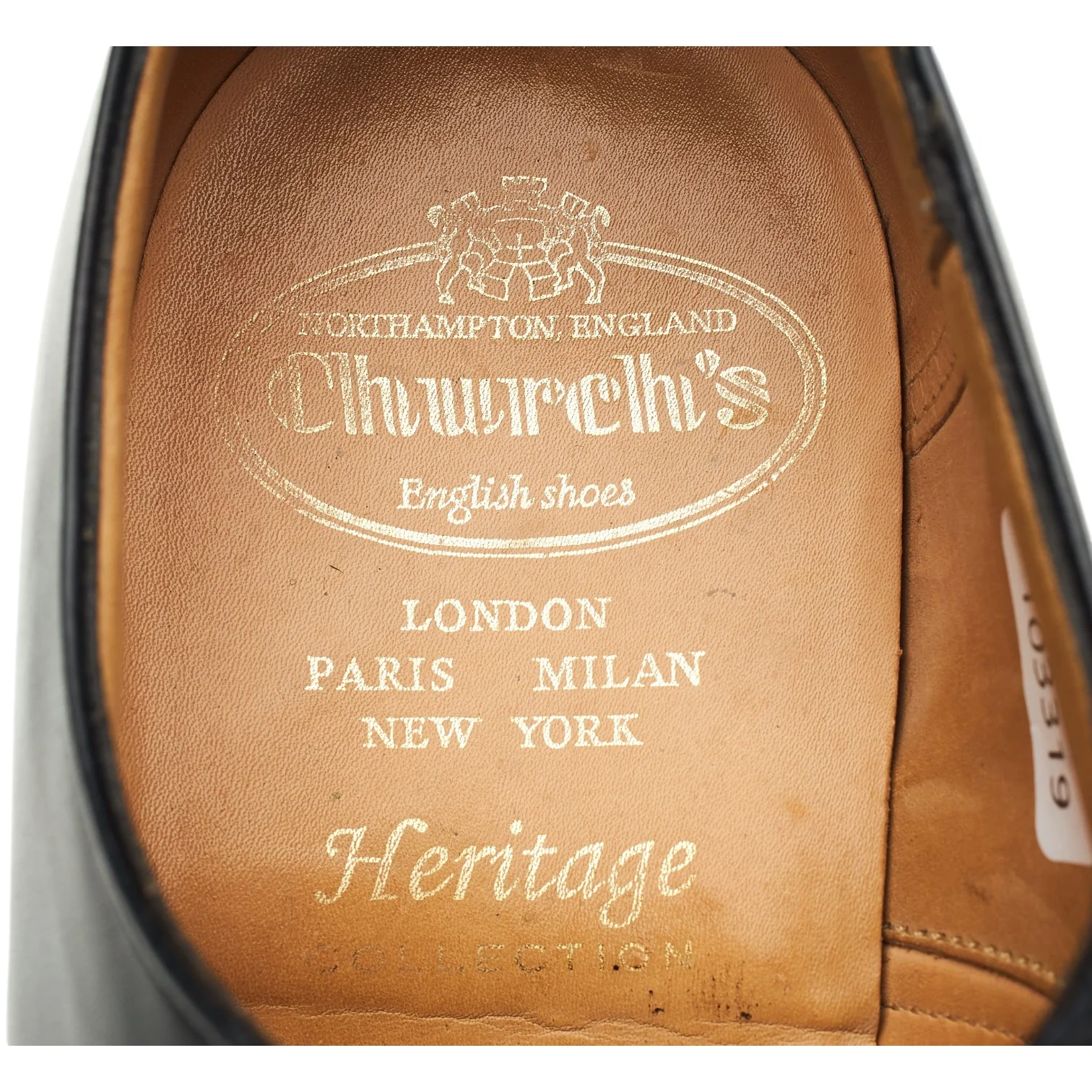 'Osborne' Black Leather Oxford UK 6 F - Image 6