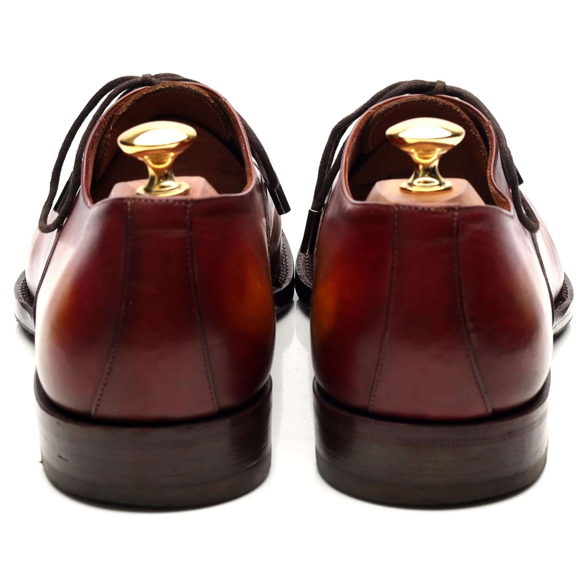 Tan Brown Leather Oxford UK 9 - Image 4