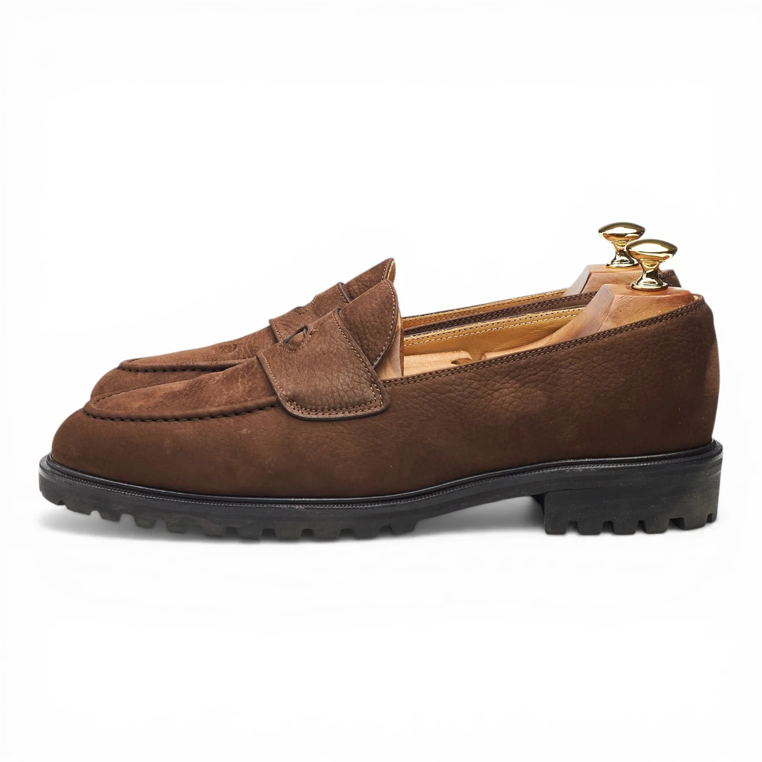 'Pall Mall' Brown Nubuck Loafers UK 9 EU 43 - Image 3