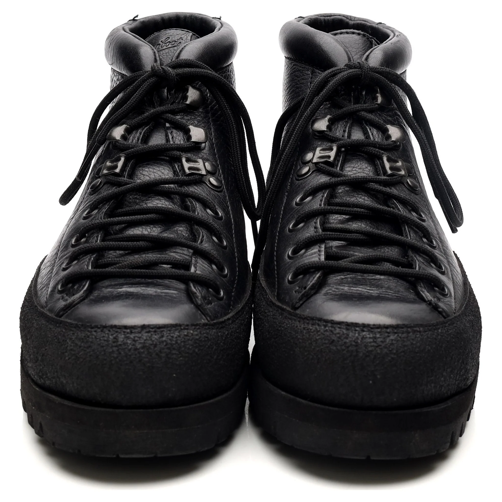 'Yosemite' Black Leather Hiker Boots UK 10 - Image 8
