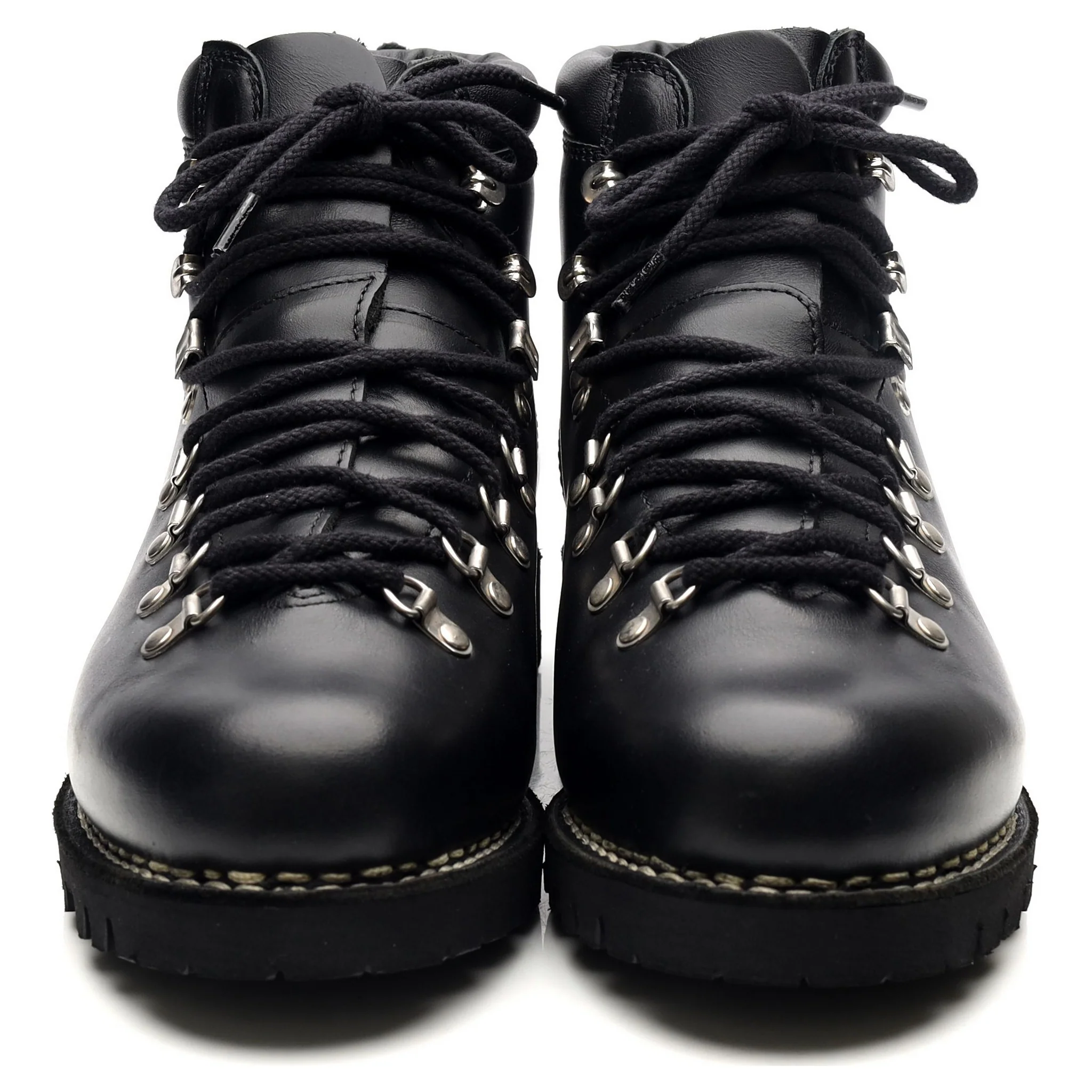 'Avoriaz' Black Leather Hiker Boots UK 10 - Image 8
