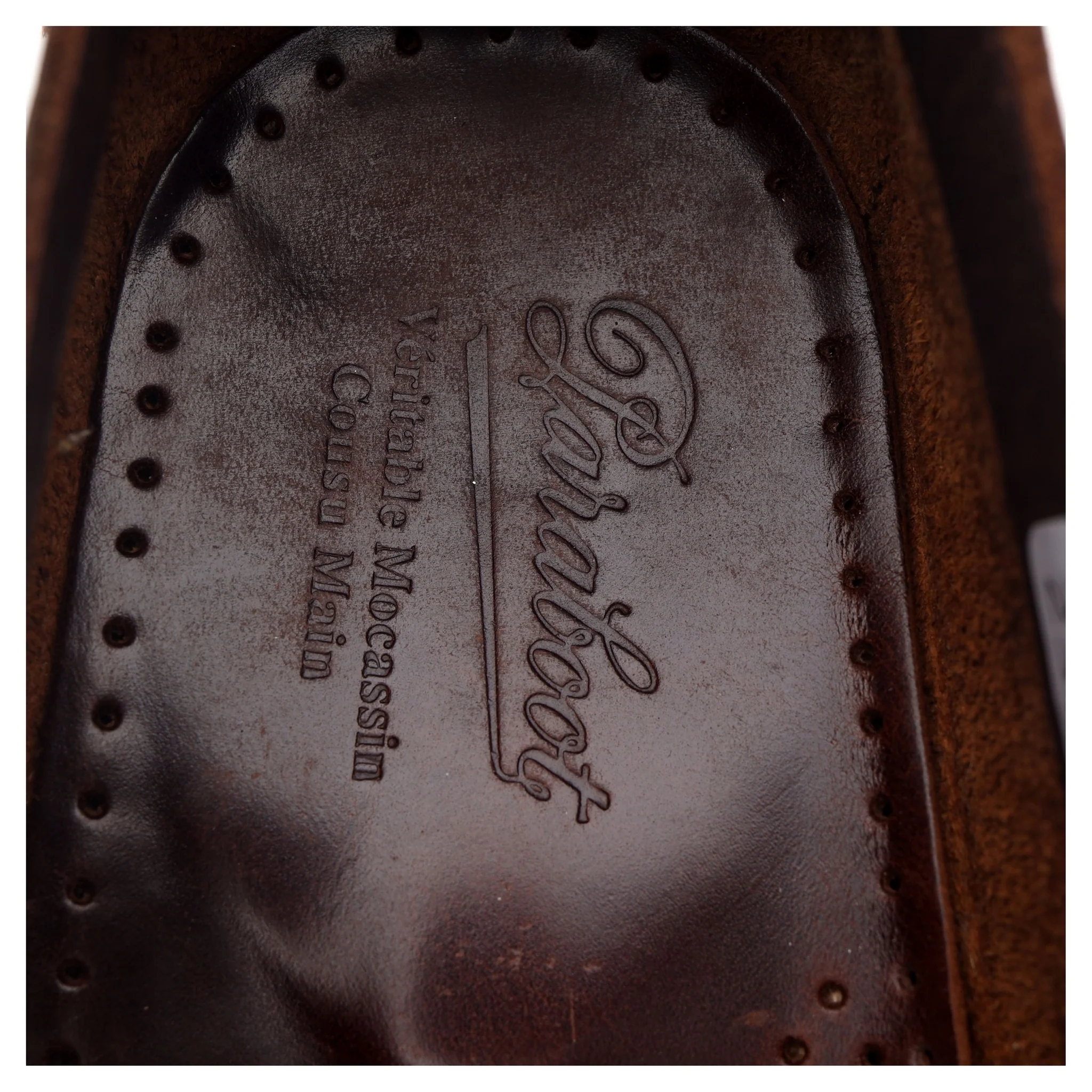 Dark Brown Leather Deck Shoes UK 9 - Image 12