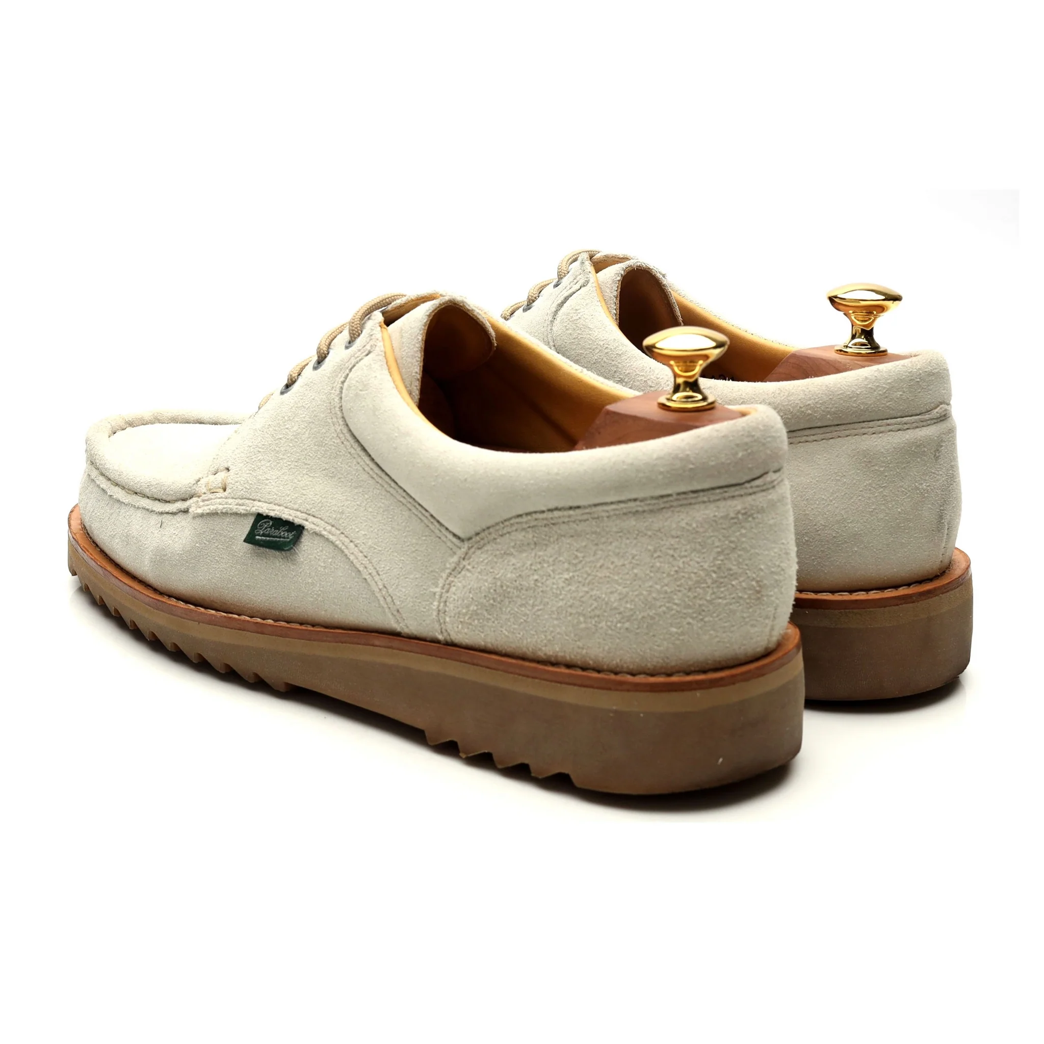'Thiers' Cream Suede Deck Shoes UK 9 - Image 3