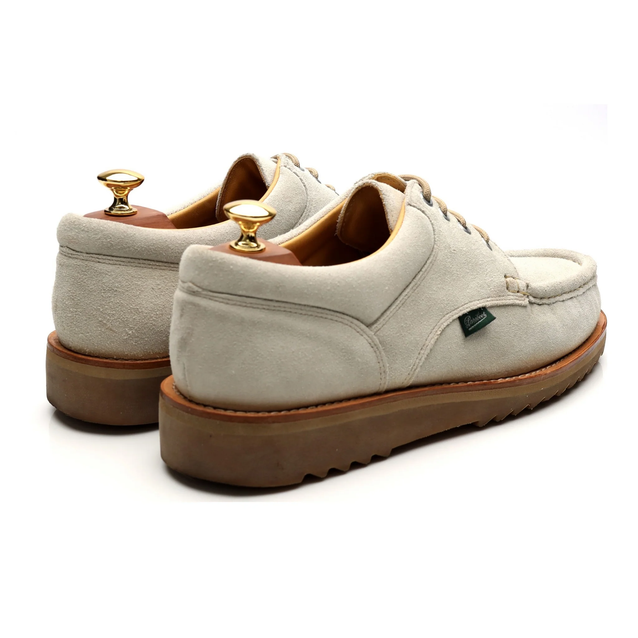 'Thiers' Cream Suede Deck Shoes UK 9 - Image 5