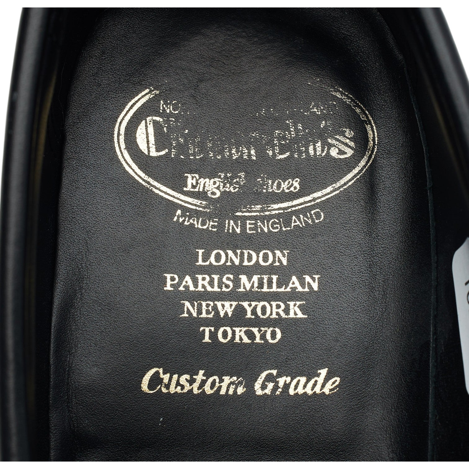 'Parham' Black Leather Split Toe Loafers UK 8 F - Image 6