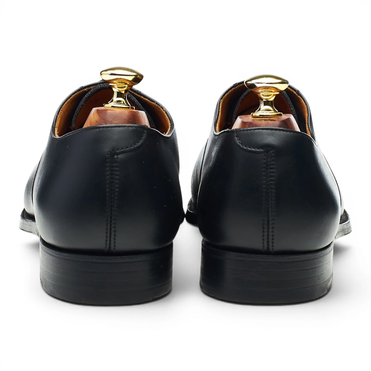 Peal & Co Black Leather Oxford UK 8 US 9 D - Image 4