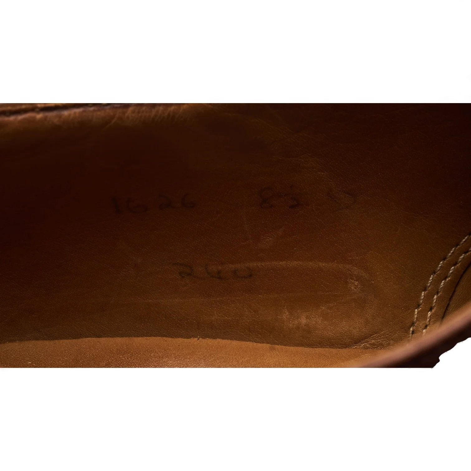 Peal & Co Brown Leather Oxford UK 7.5 US 8.5 D - Image 7
