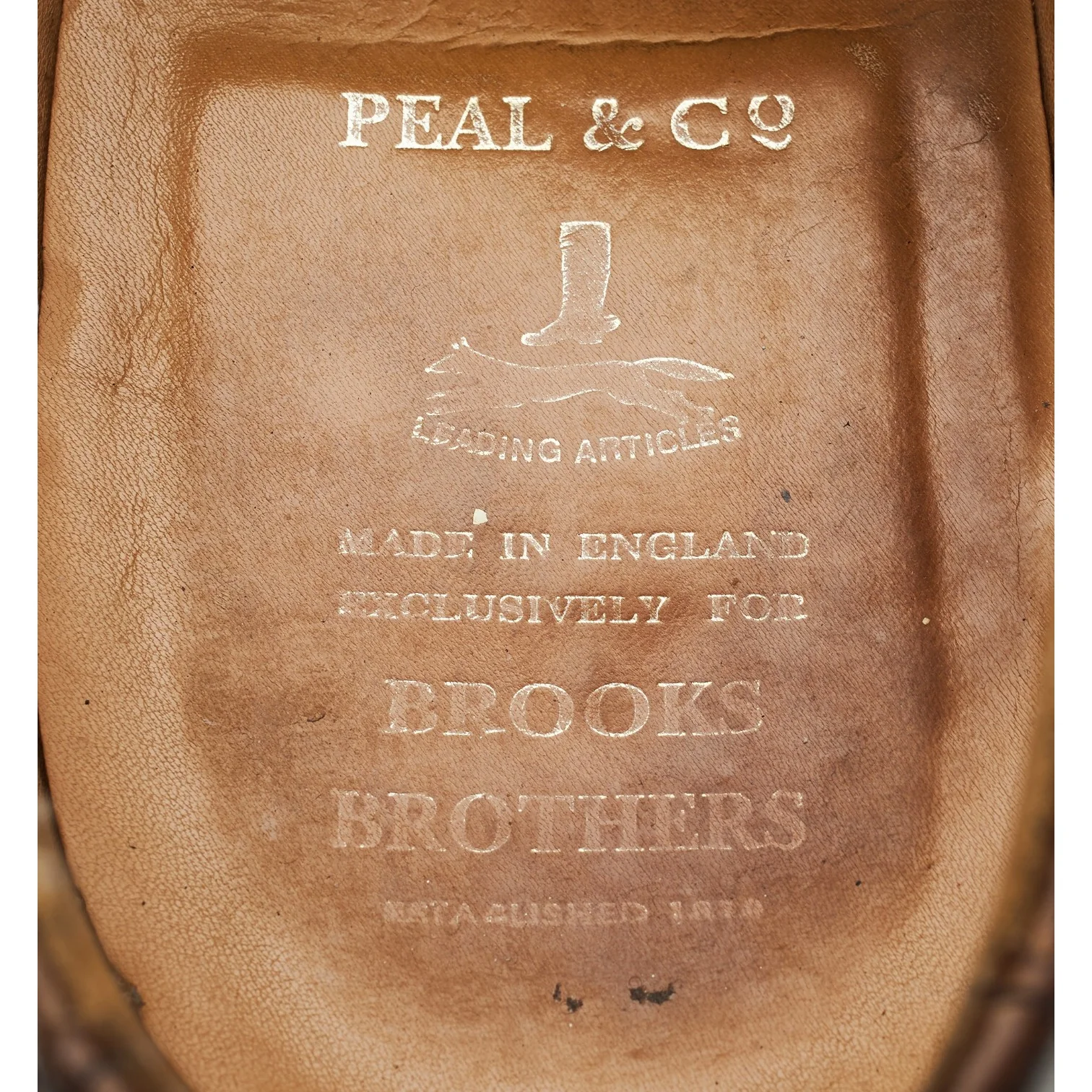 Peal & Co Dark Brown Leather Oxford Brogues UK 11 US 12 E - Image 6