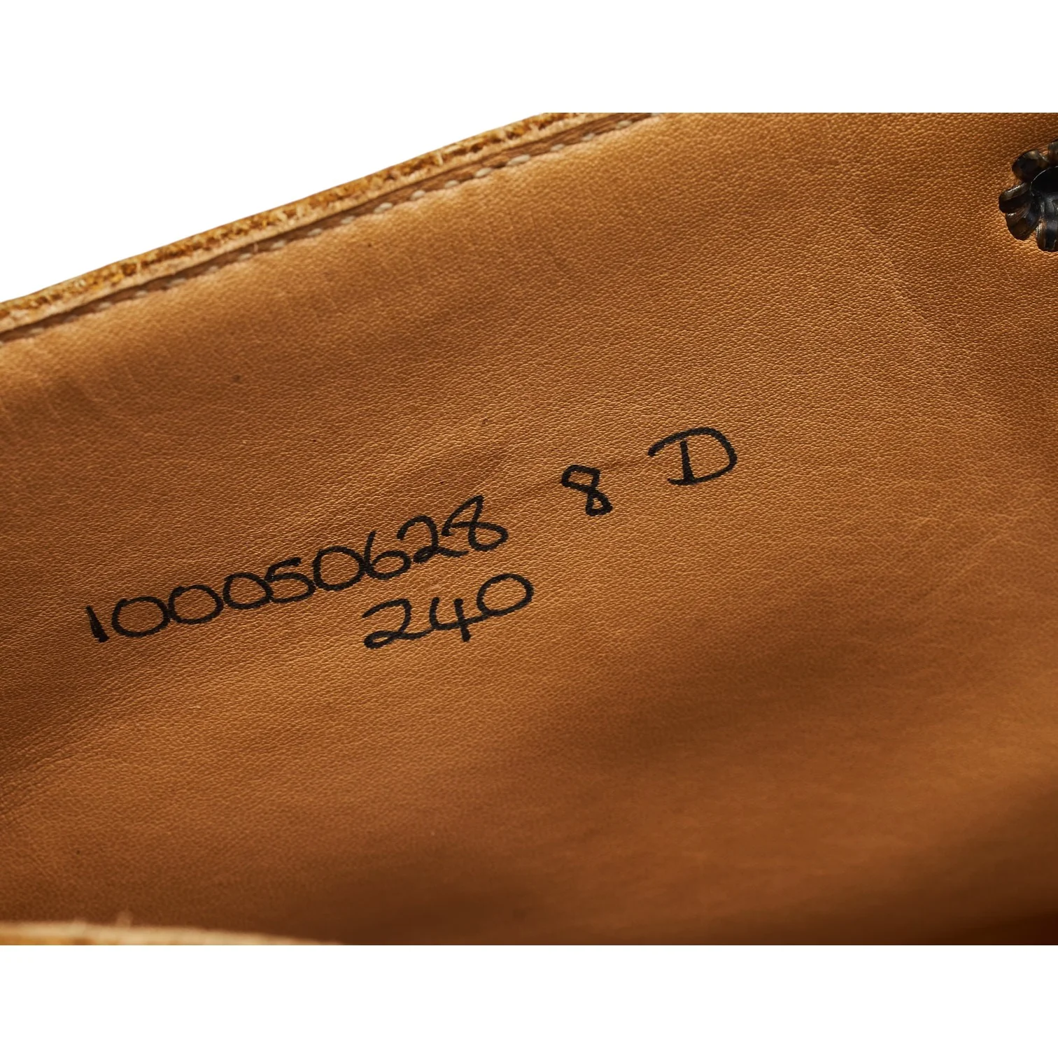 Peal & Co Tan Brown Grain Leather Derby Boots UK 7 US 8 D - Image 7