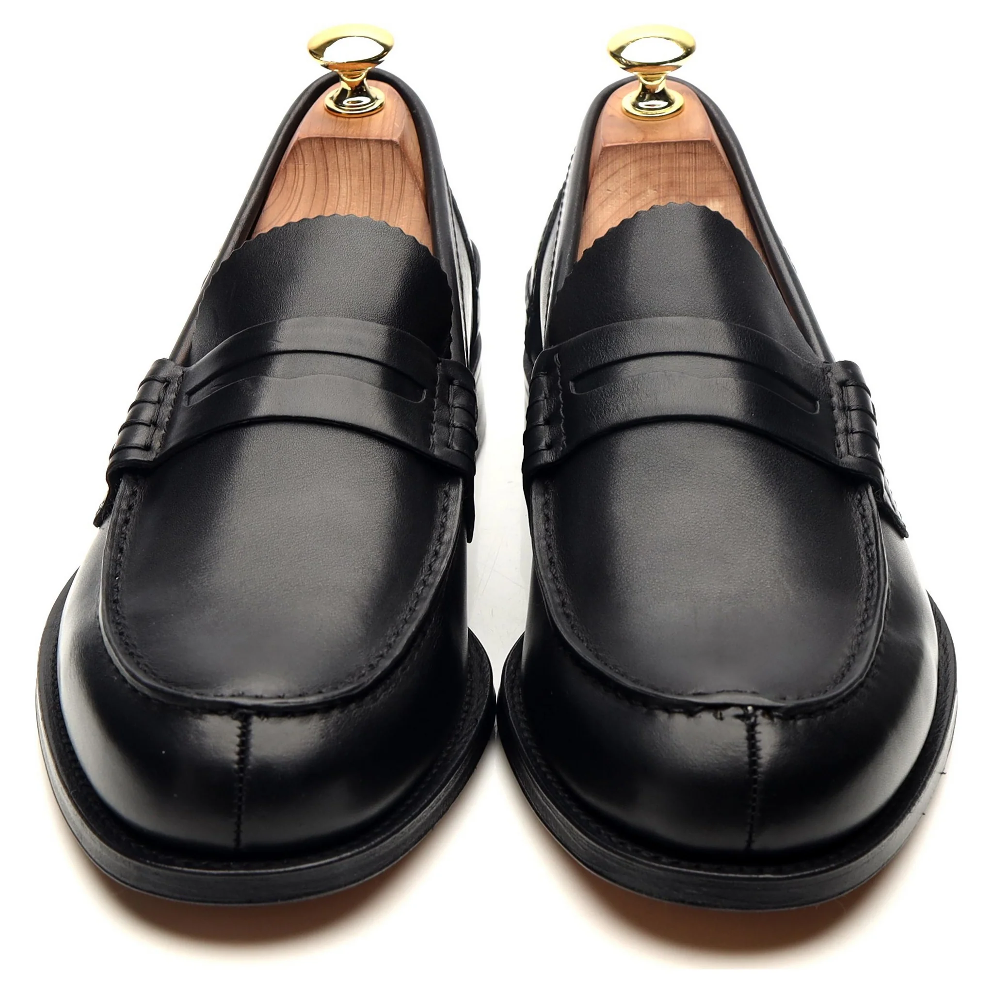 'Pembrey' Black Leather Loafers UK 8 F - Image 10
