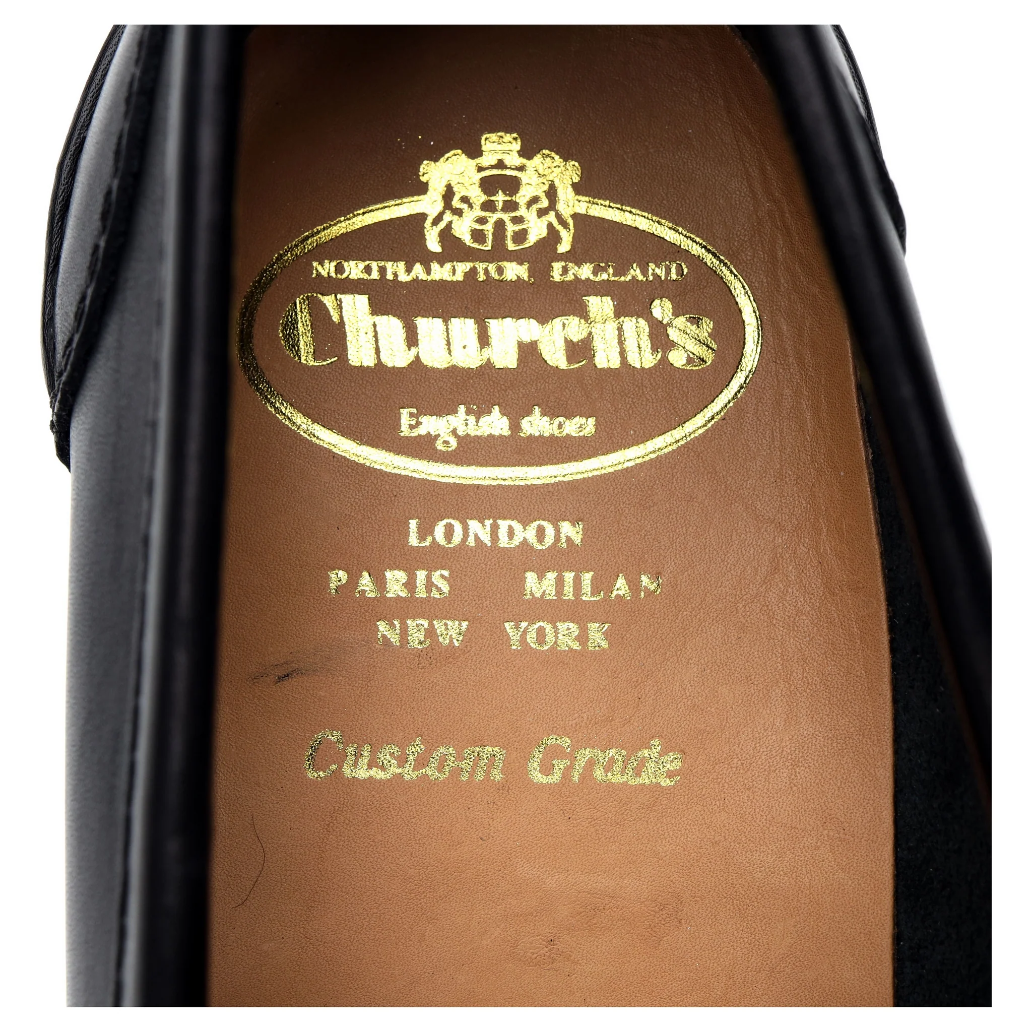 'Pembrey' Black Leather Loafers UK 8 F - Image 13
