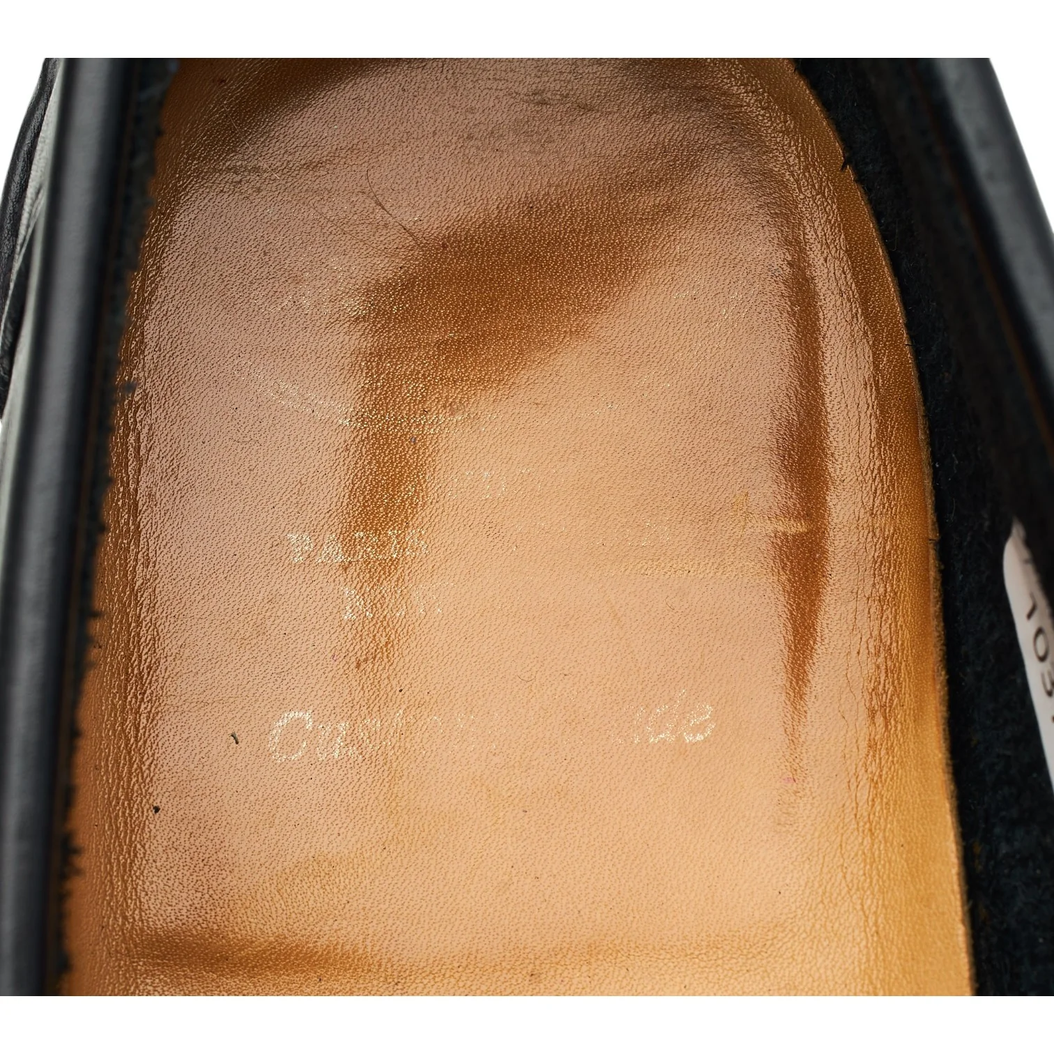 'Pembrey' Black Leather Unlined Loafers UK 11 G - Image 6