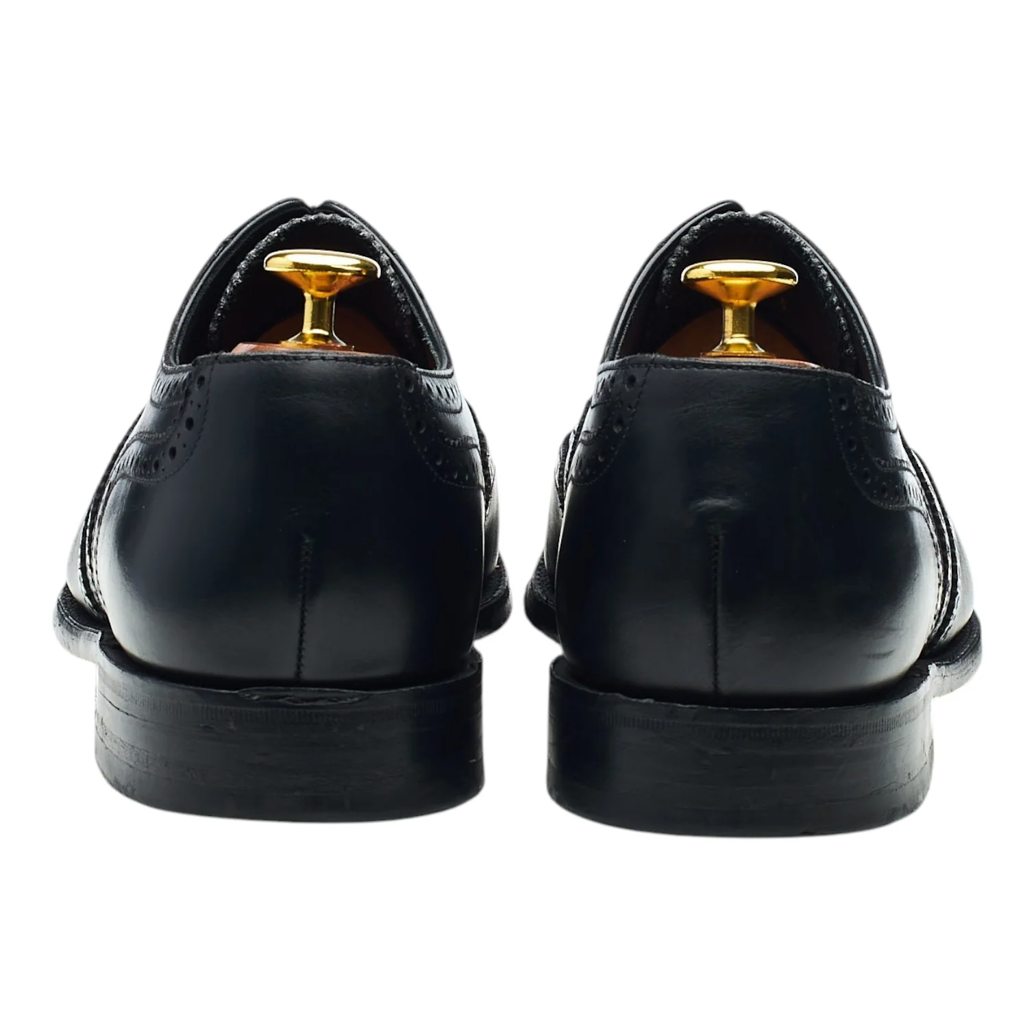 'Pembroke' Black Leather Oxford Brogues UK 8.5 G - Image 4