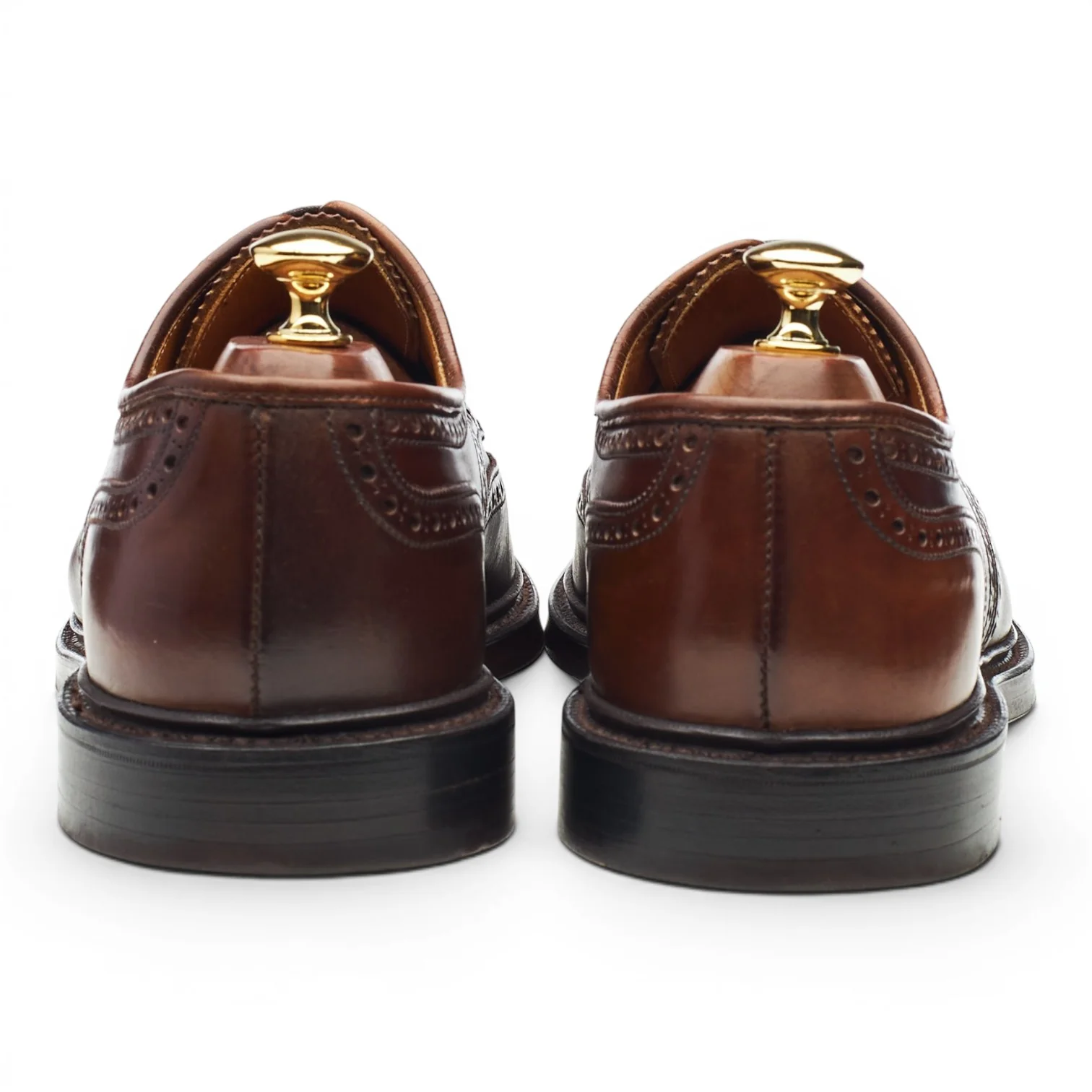 'Pembroke' Dark Brown Cordovan Leather Derby Brogues UK 8.5 E - Image 4